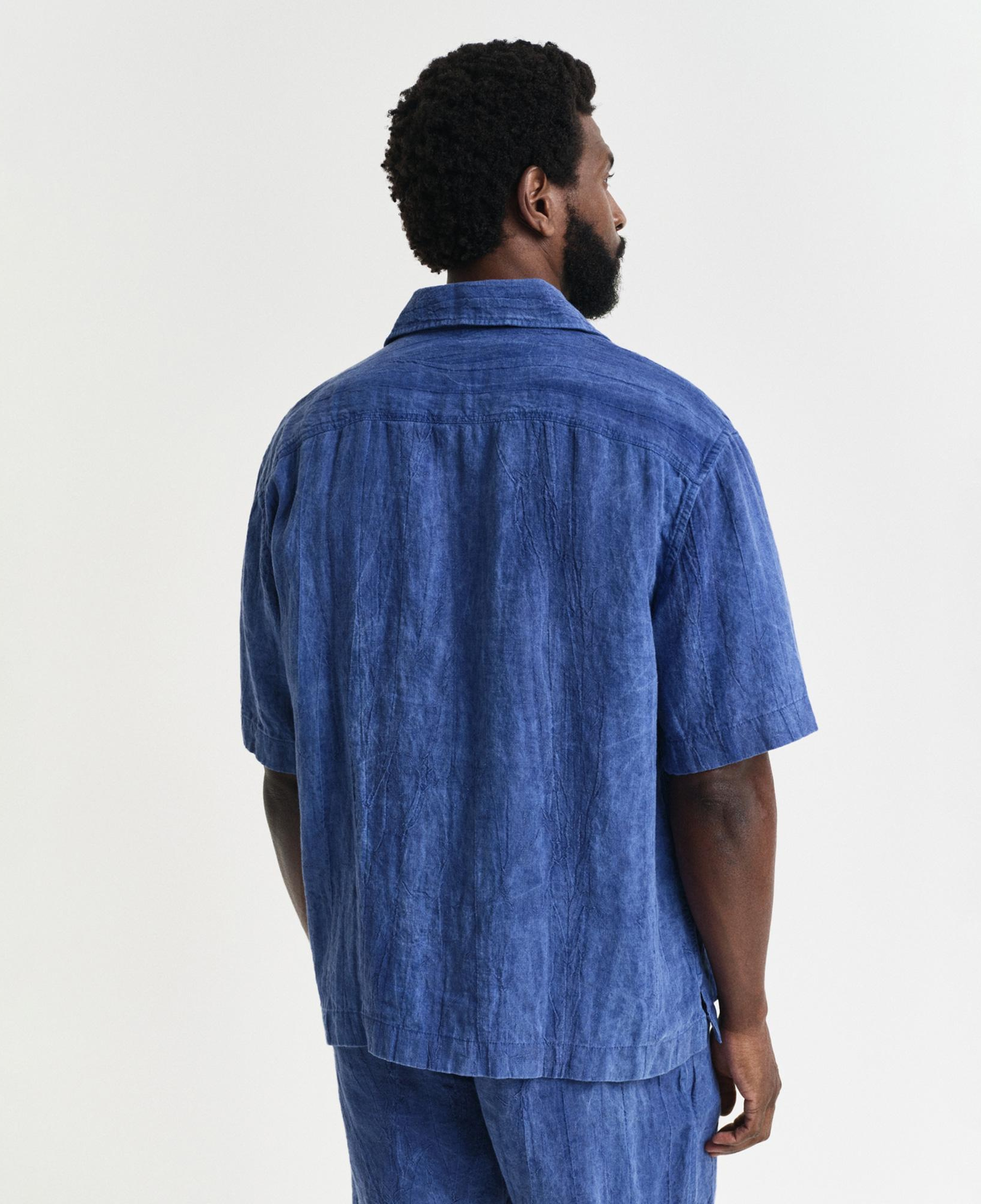 GANT Erkek Lacivert Relaxed Fit Klasik Yaka Gömlek