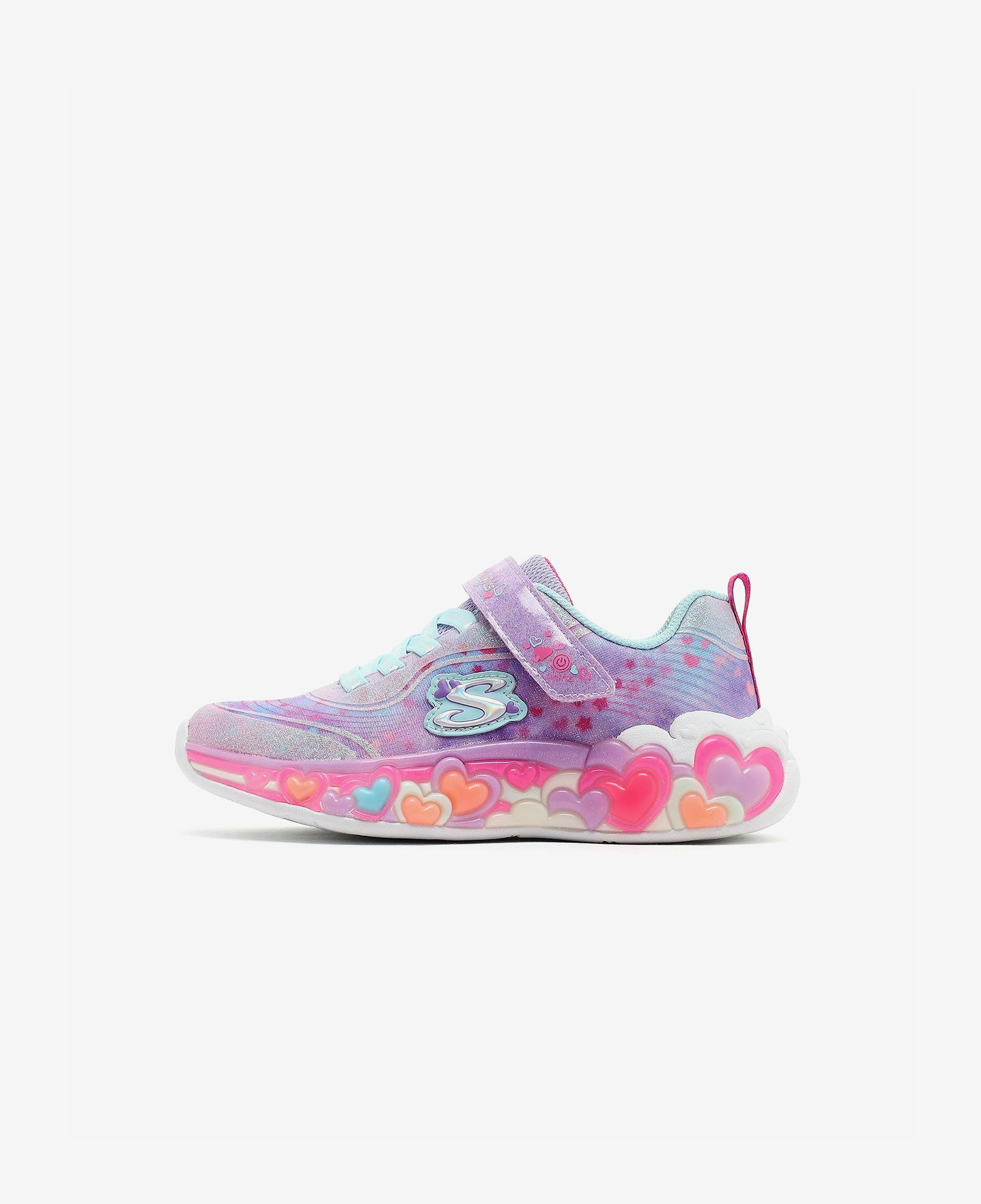 Skechers Eternal Heart Lights Çocuk Mor Spor Ayakkabı