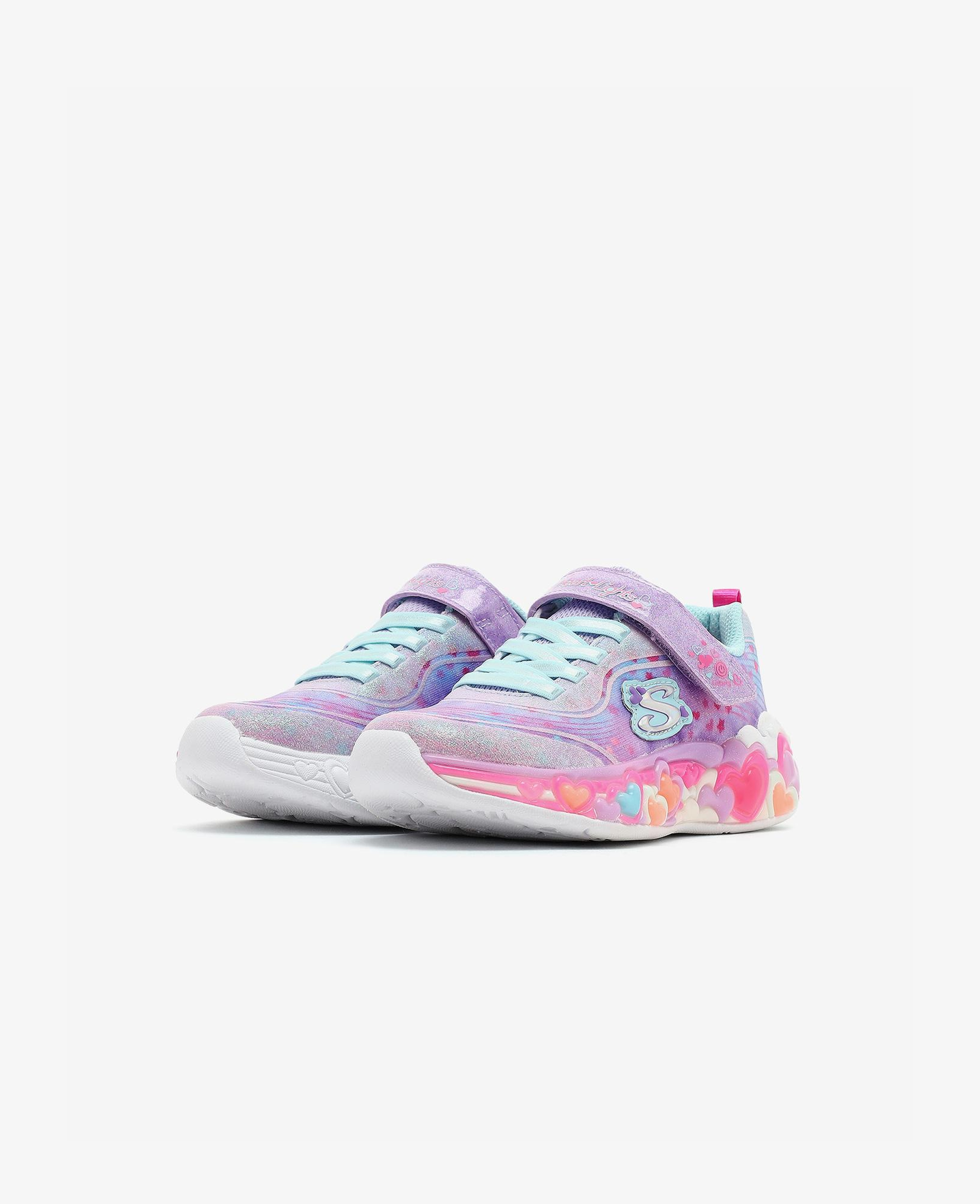 Skechers Eternal Heart Lights Çocuk Mor Spor Ayakkabı