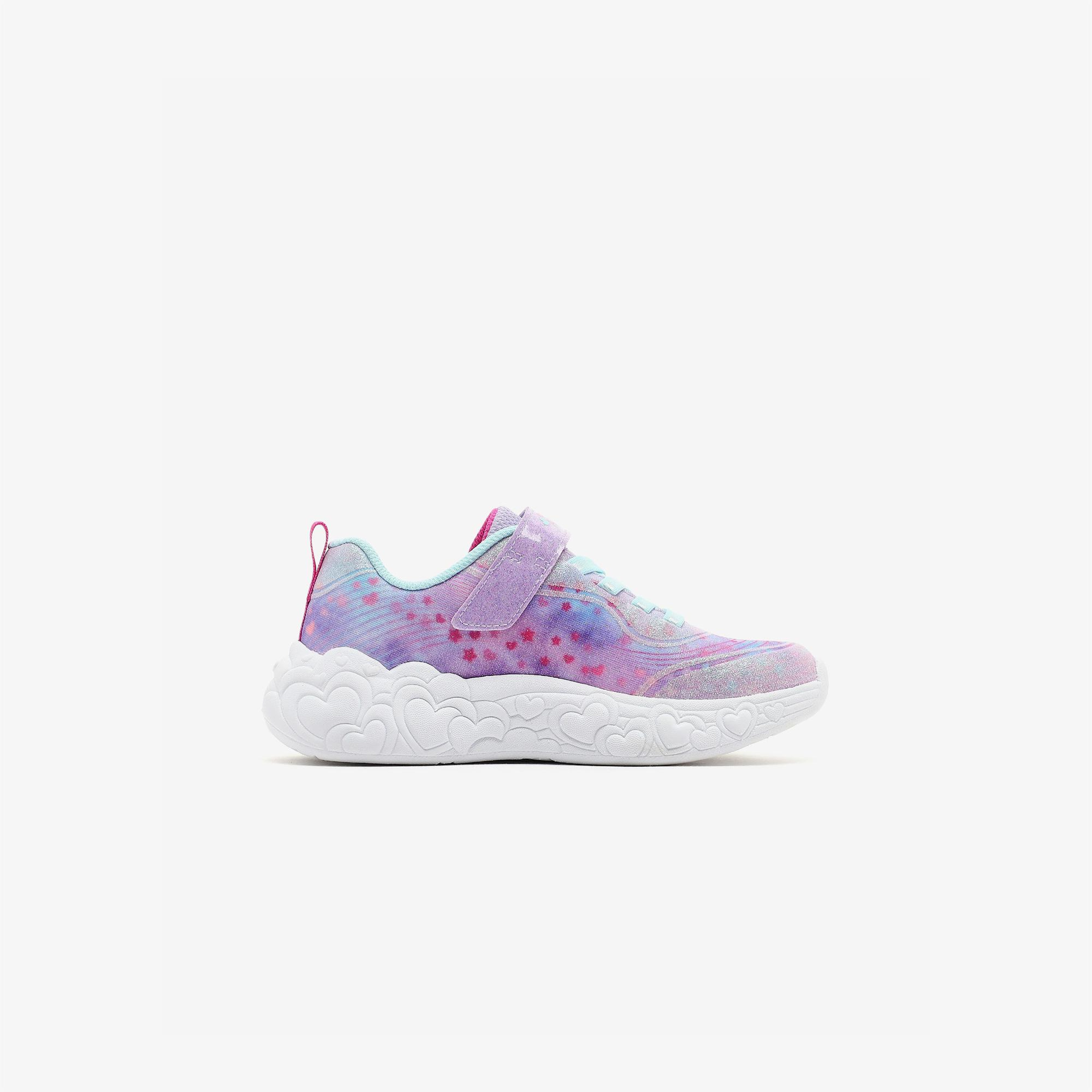 Skechers Eternal Heart Lights Çocuk Mor Spor Ayakkabı