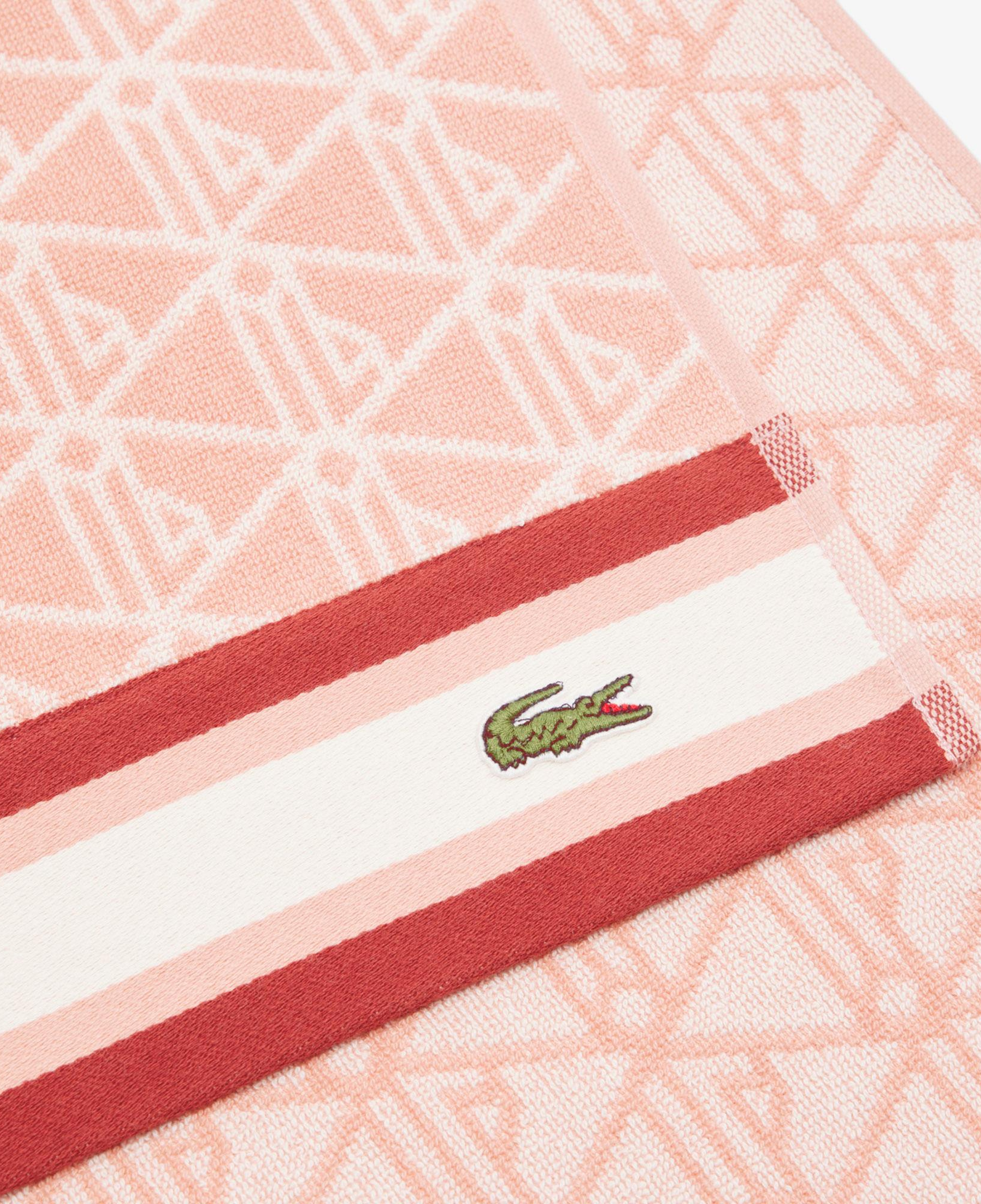Unisex Monogram Pembe Plaj Havlusu