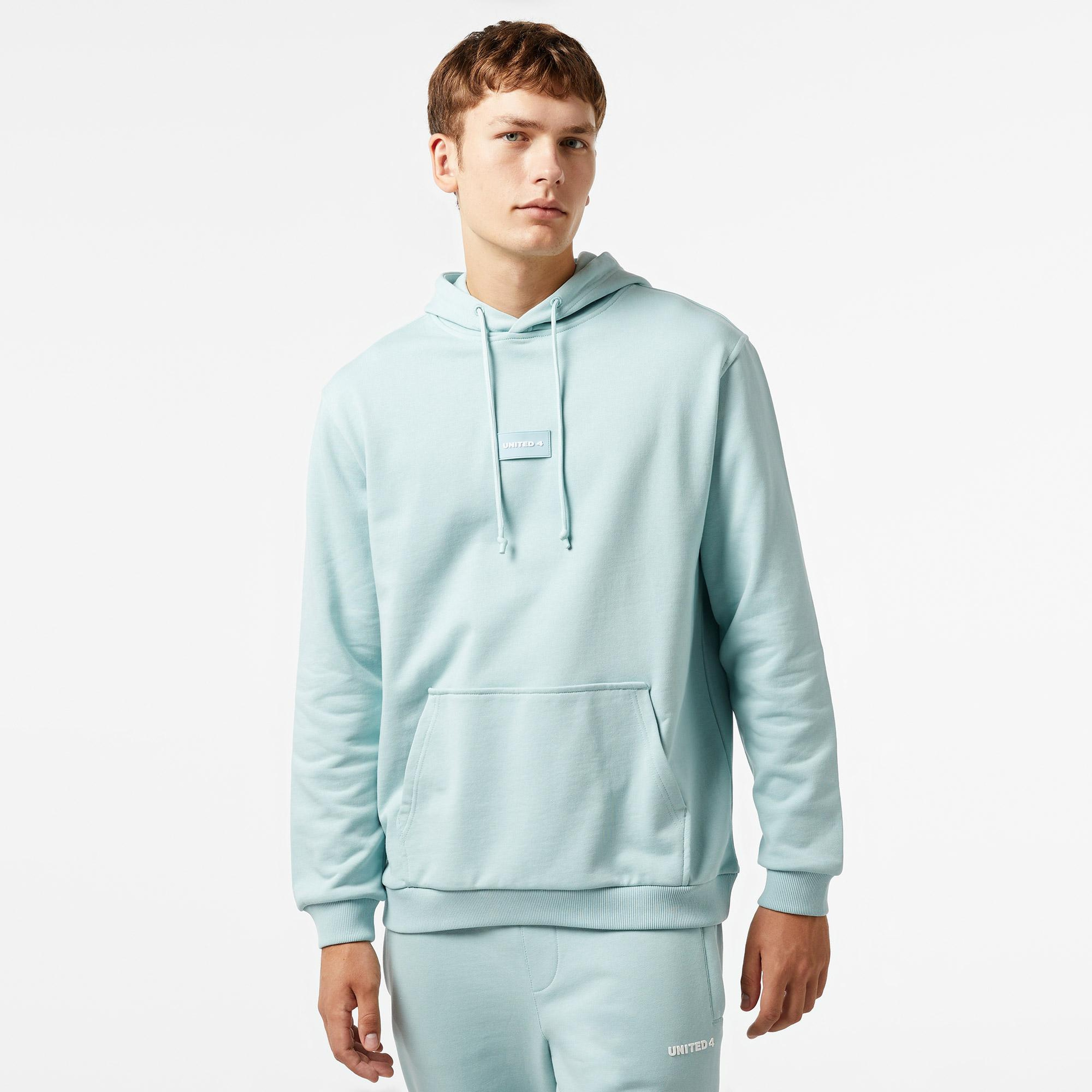 UNITED4 Classic Erkek Yeşil Hoodie