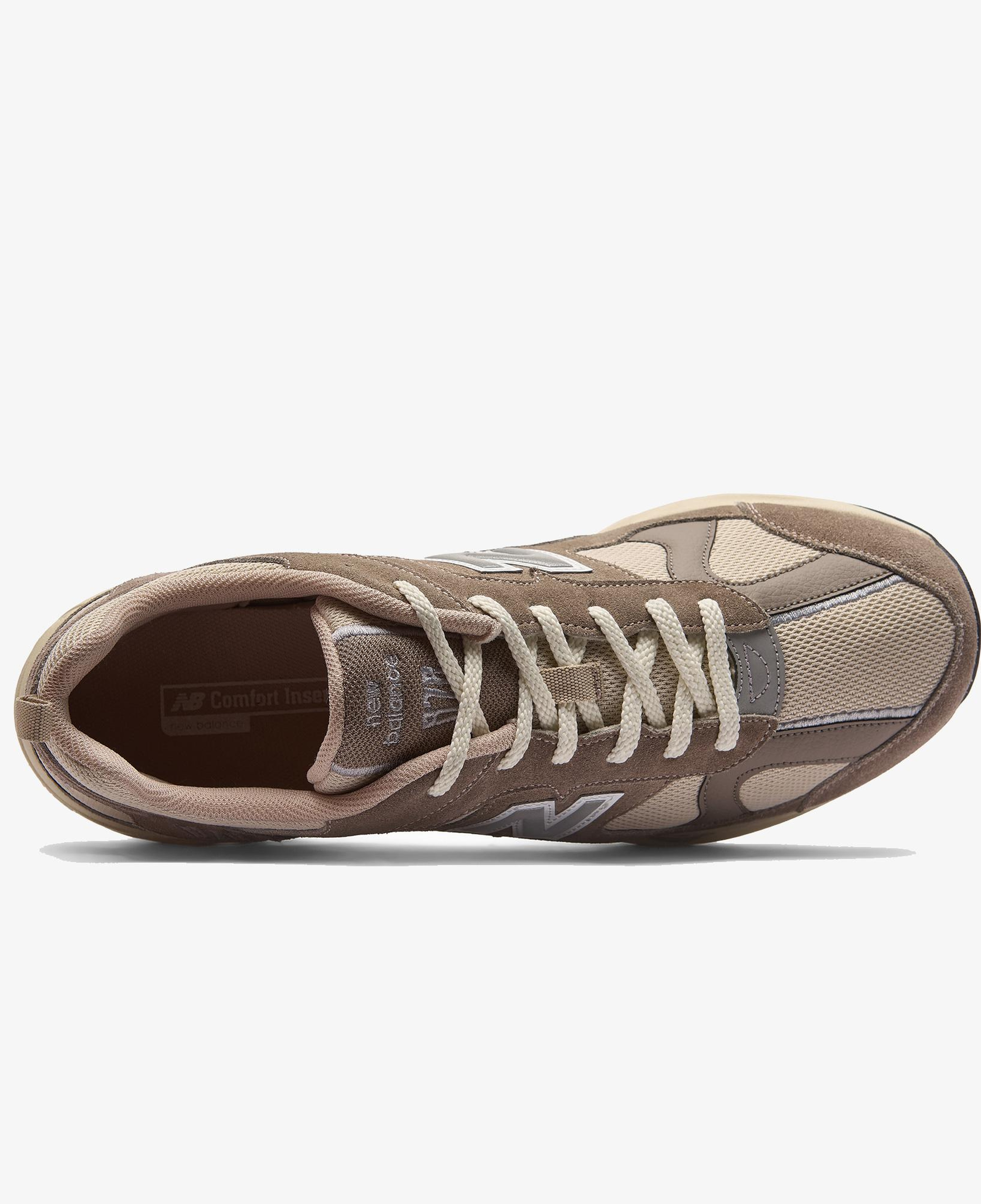 New Balance 878 Kahverengi Unisex Beyaz Spor Ayakkabı