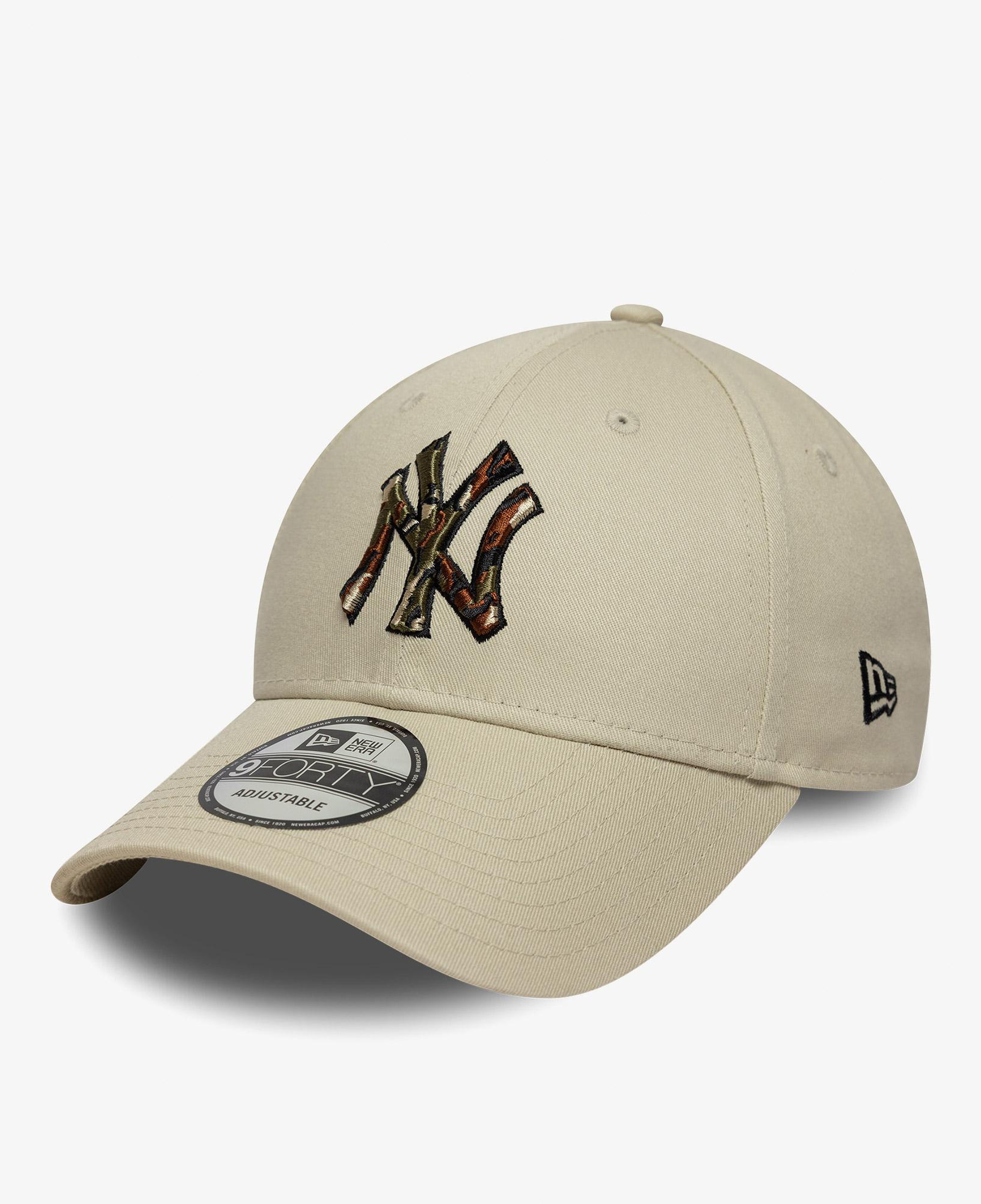 New Era Outline Camo 9forty Neyyan Unisex Krem Şapka