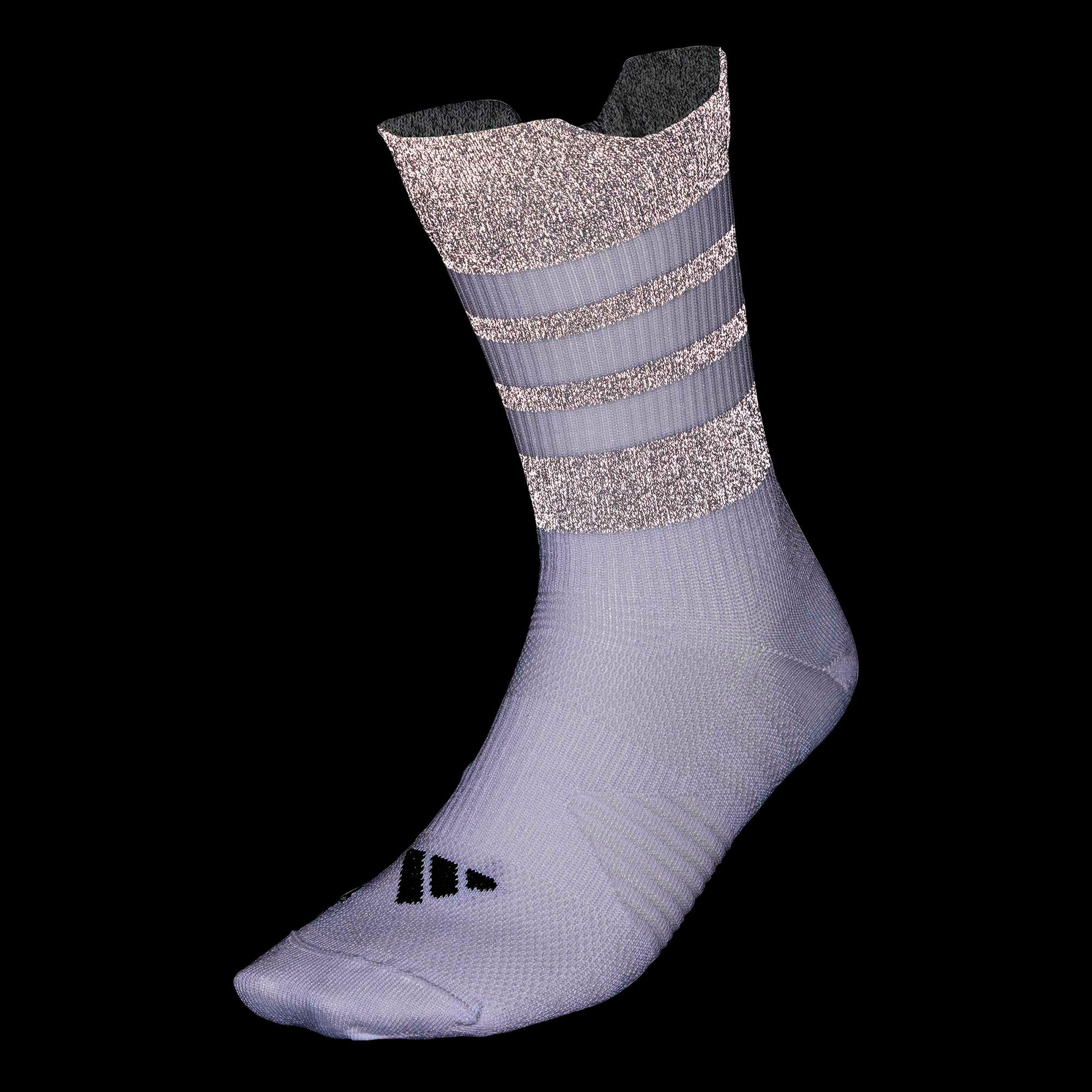adidas Run X Reflective Unisex Beyaz Koşu Çorabı