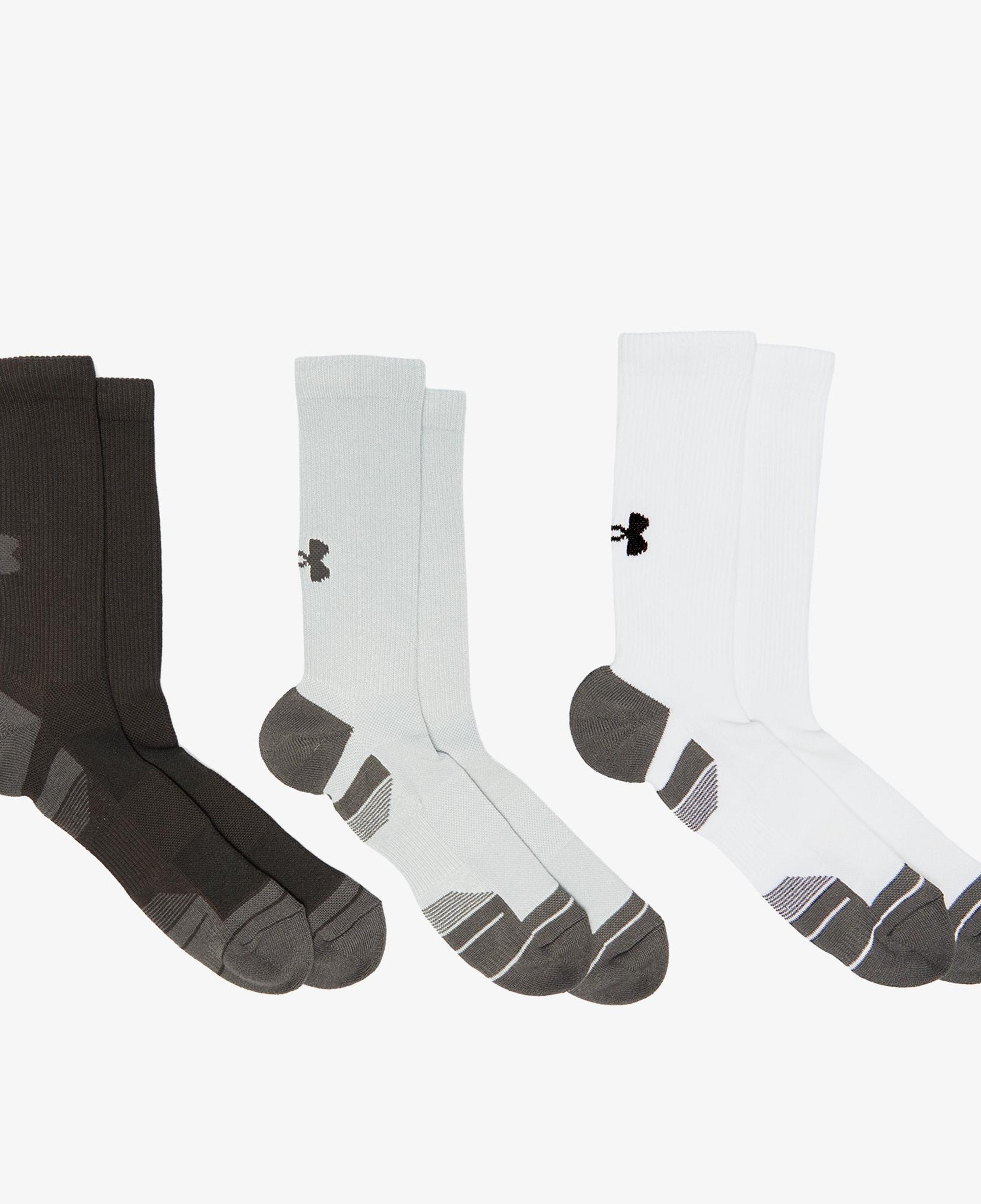 Under Armour Performance Tech 3lü Crew Unisex Renkli Çorap