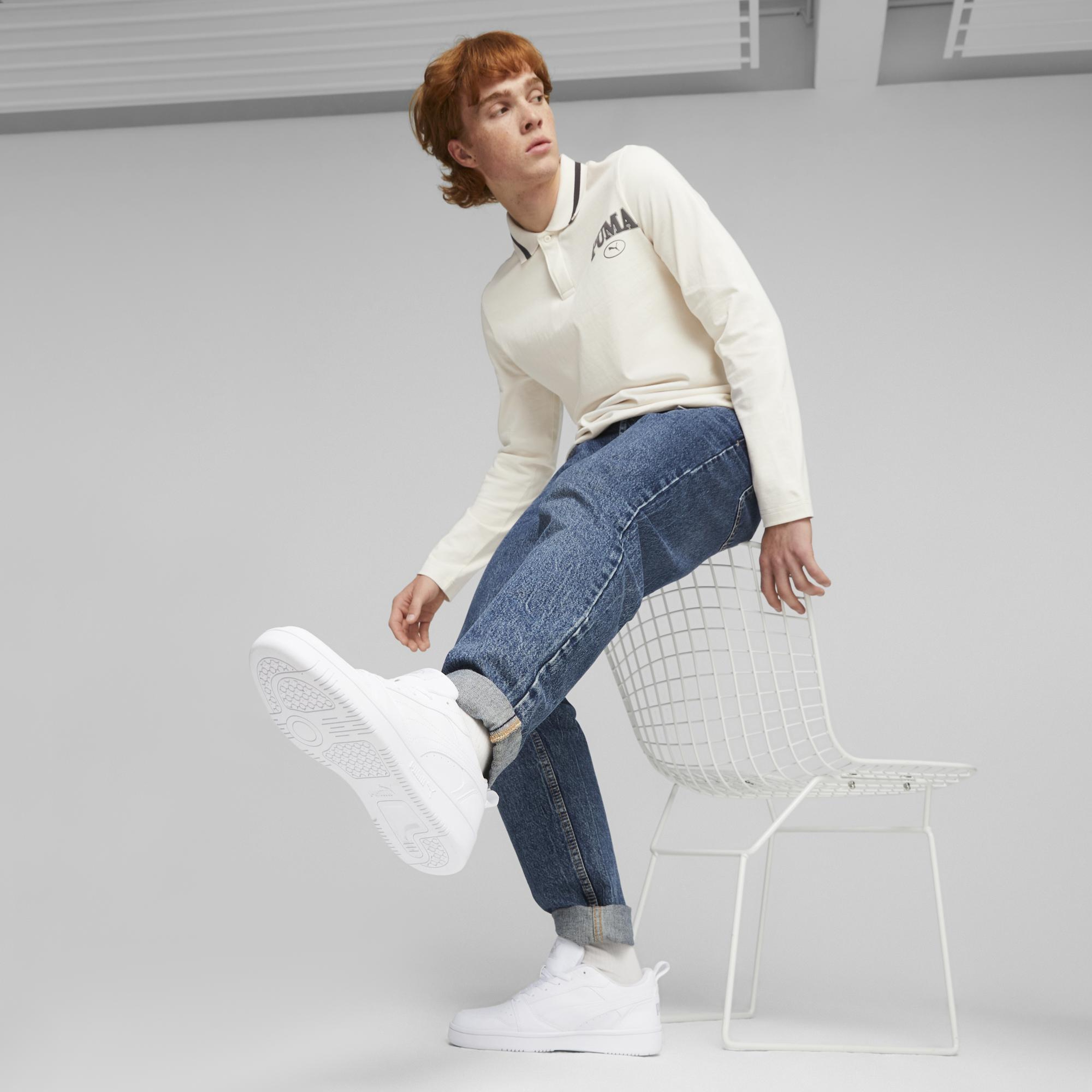 Puma Rebound V6 Low Unisex Beyaz Spor Ayakkabı