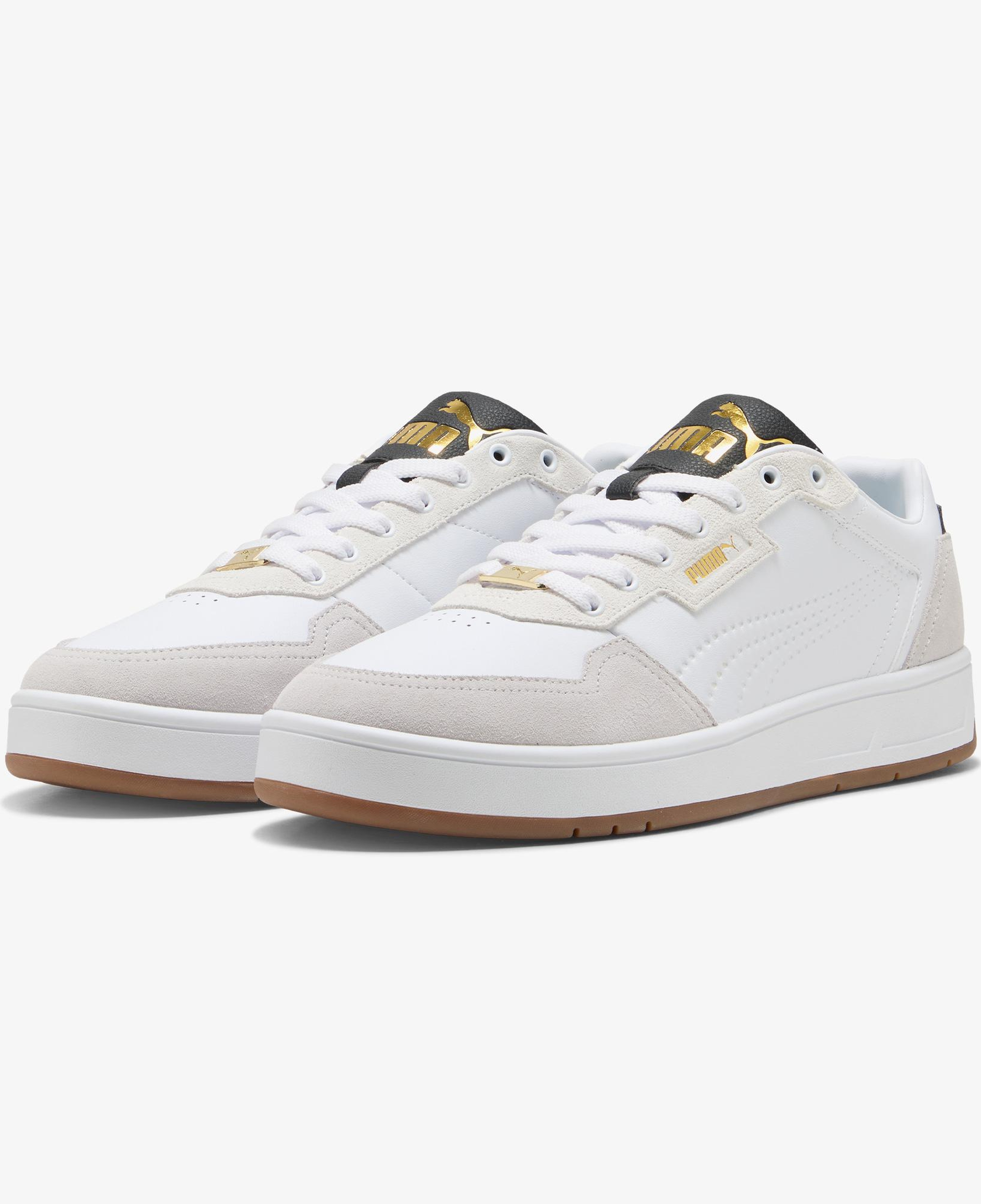 Puma Court Classic Lux Sd Erkek Beyaz Spor Ayakkabı