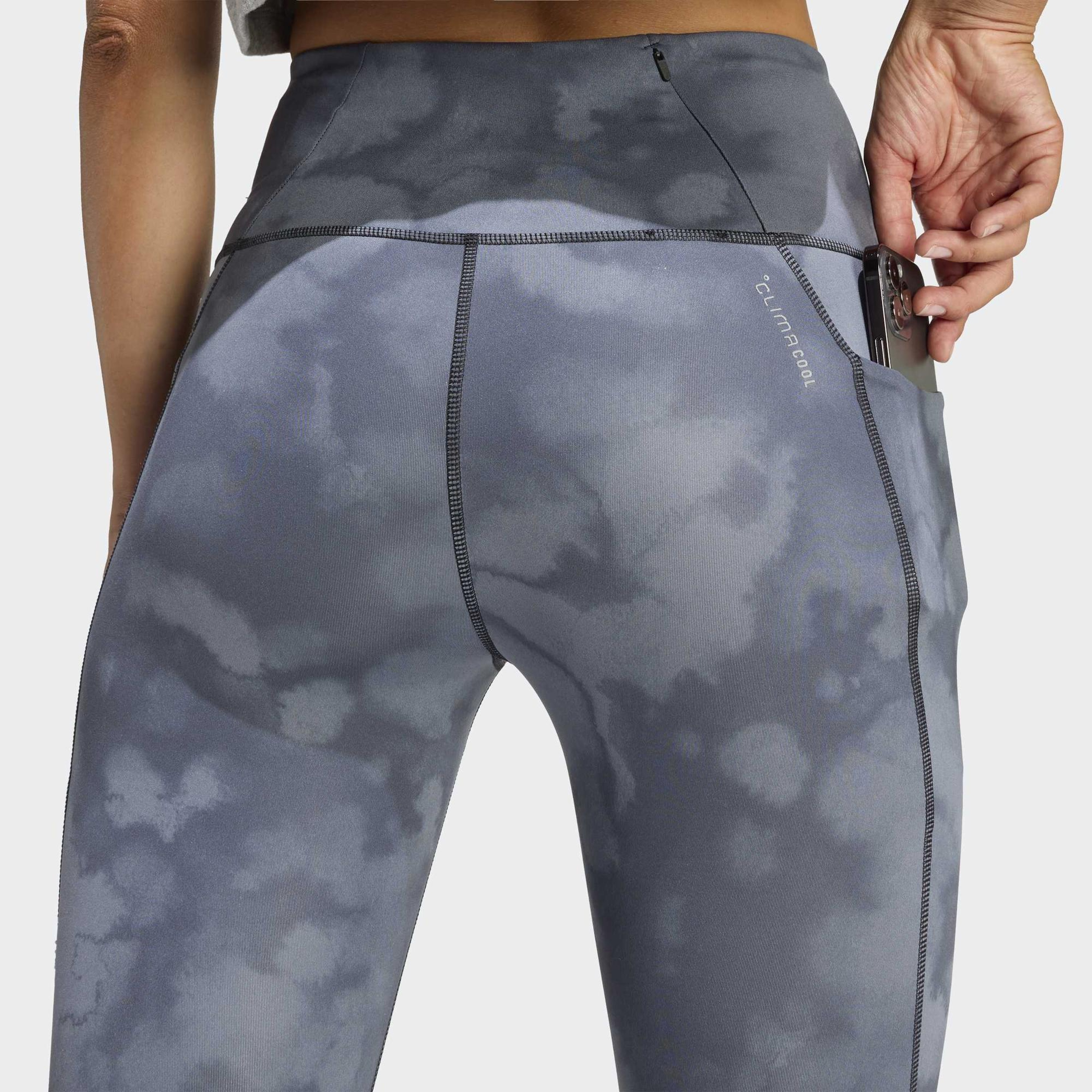adidas Adi365 Climacool Aop Running 7/8 Kadın Siyah Koşu Taytı
