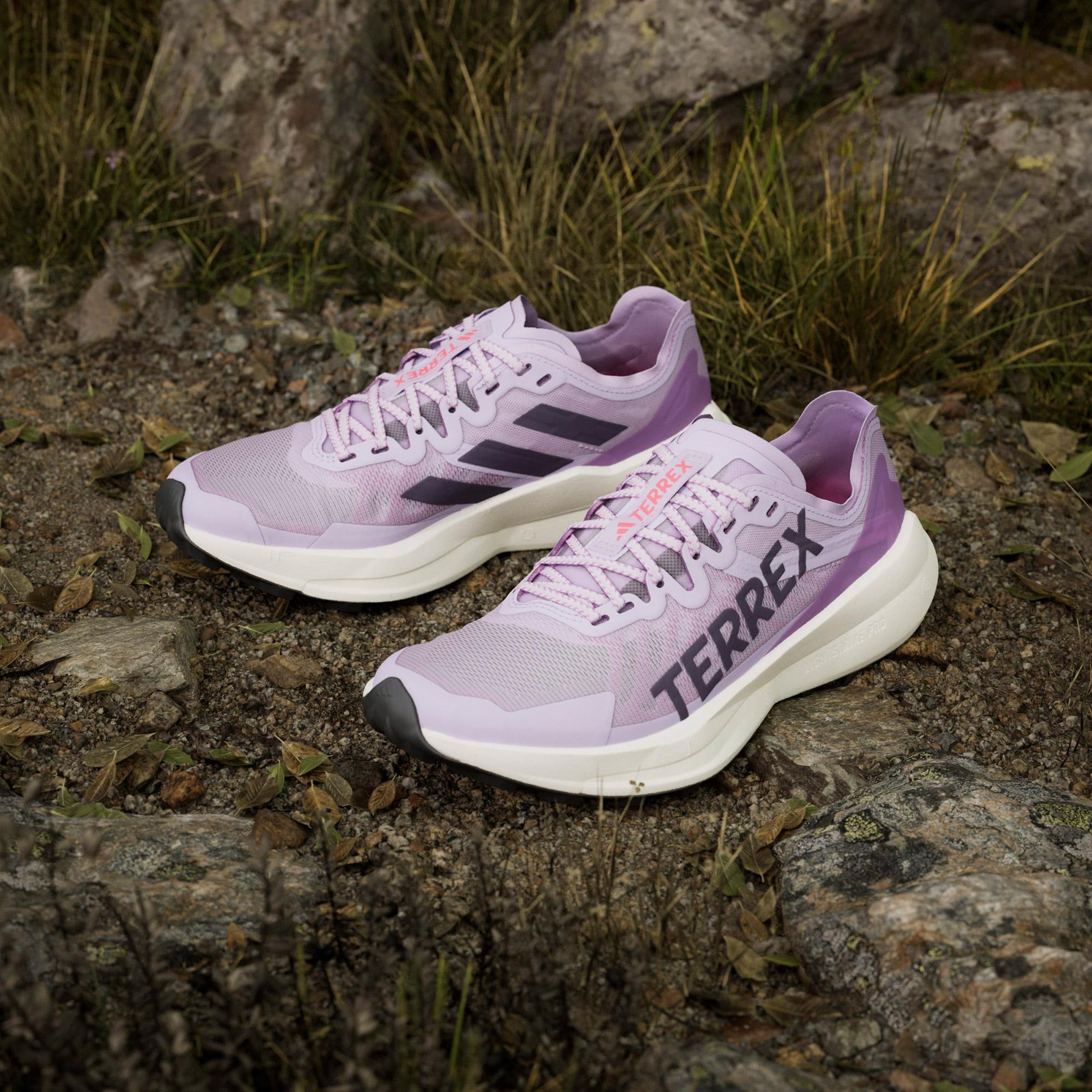 adidas Terrex Agravic Speed Kadın Mor Koşu Ayakkabısı