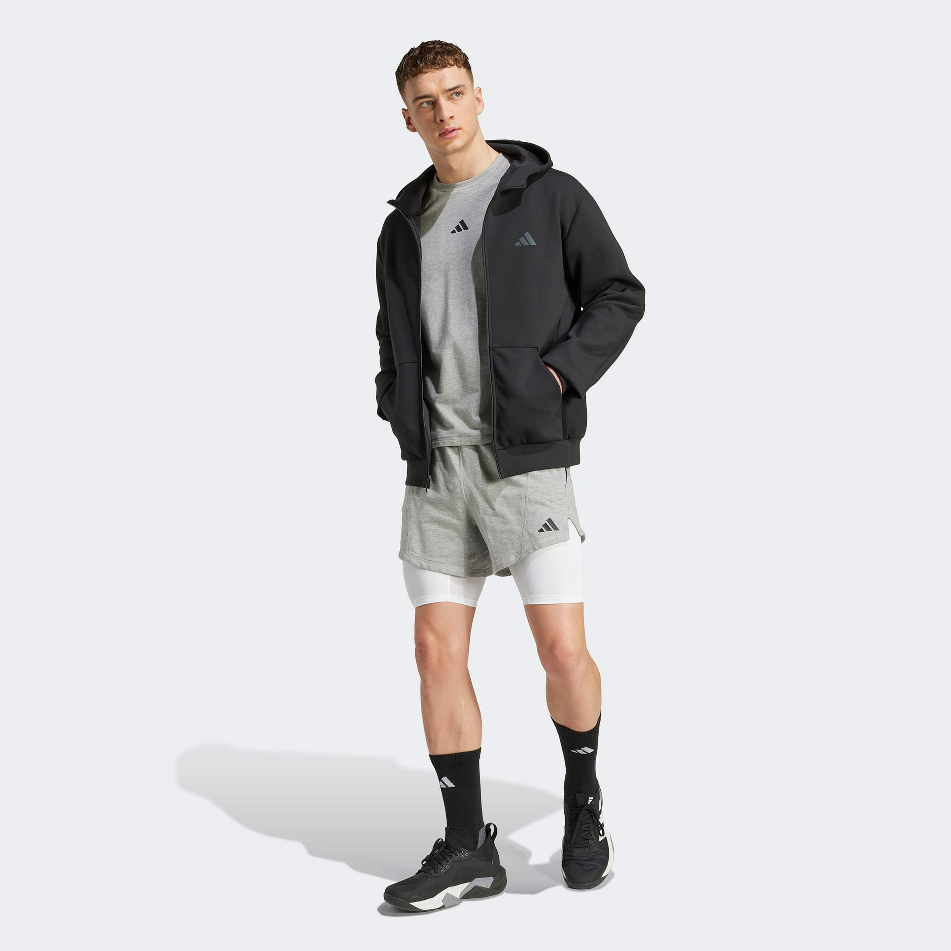 adidas D4T X Erkek Gri Antrenman T-Shirt