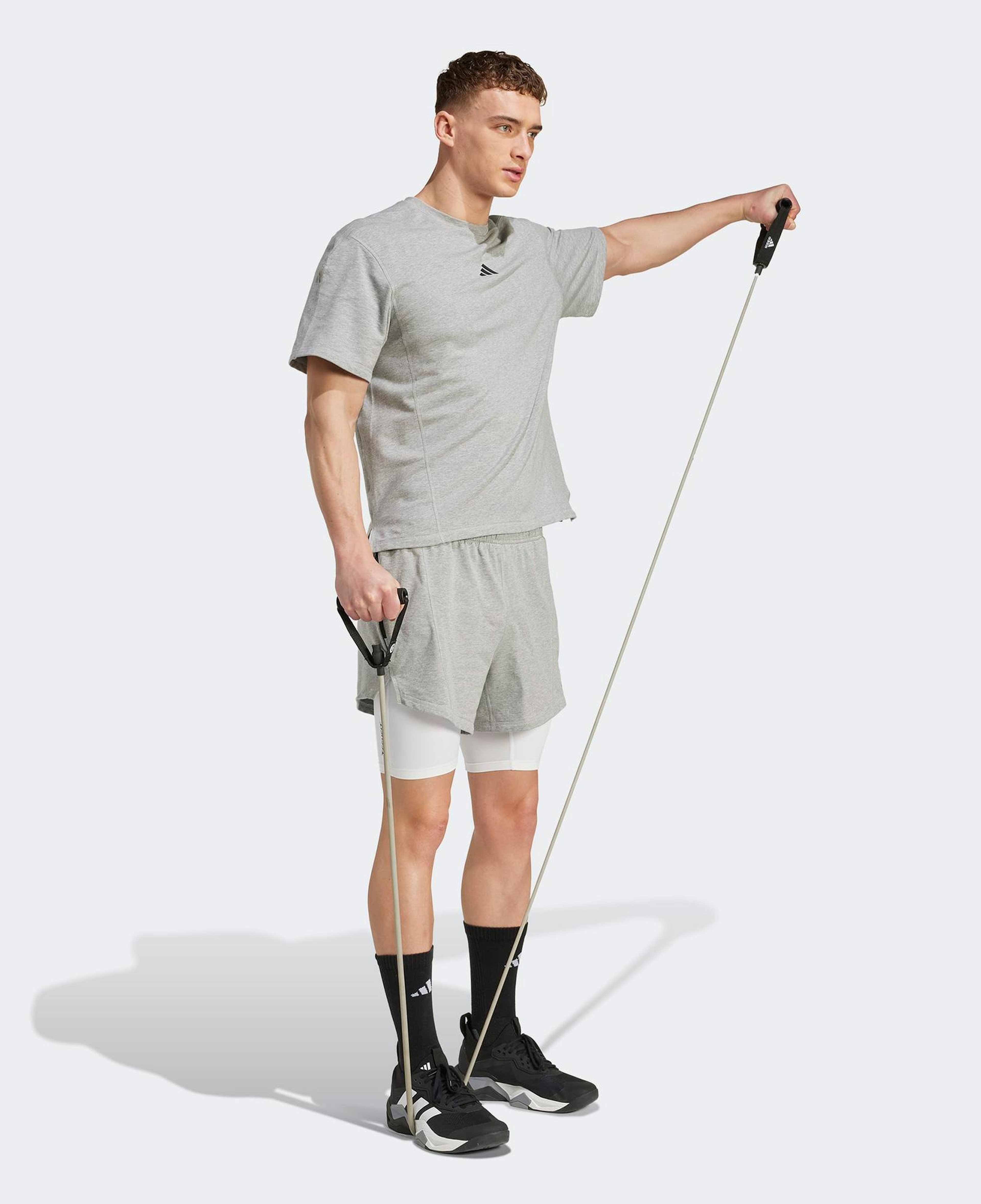 adidas D4T X Erkek Gri Antrenman T-Shirt