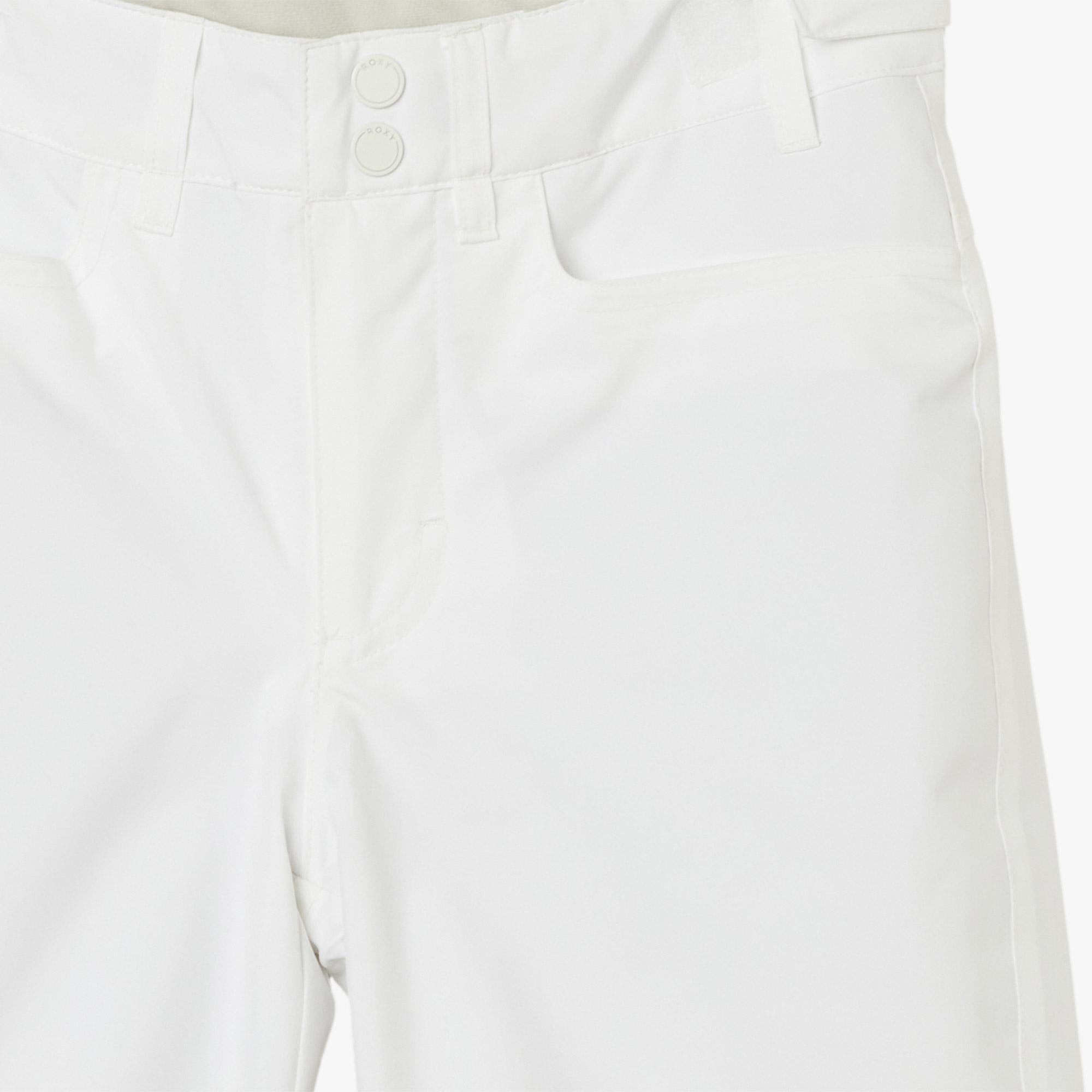 Roxy Backyard Pt Çocuk Beyaz Snowboard Pantolonu