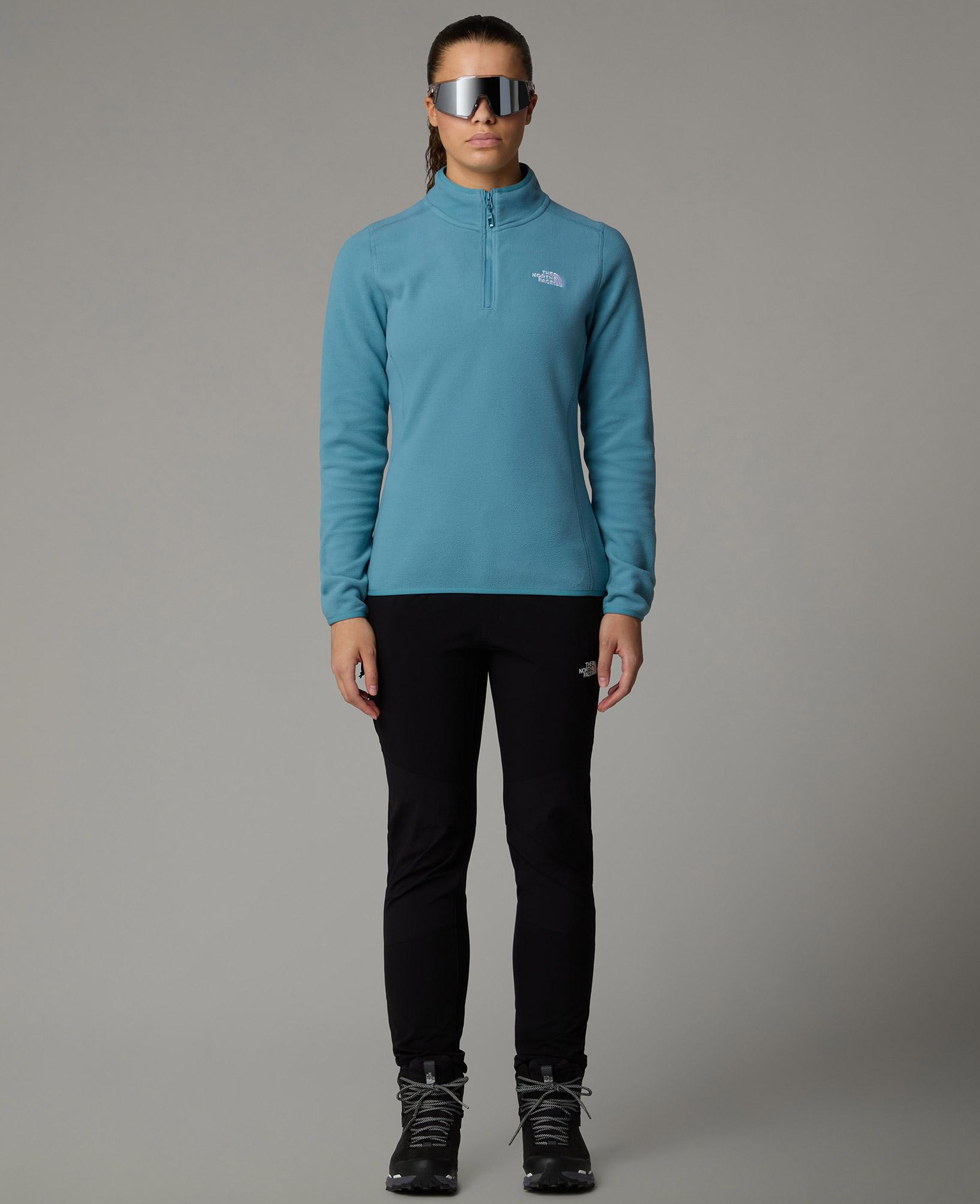 The North Face Glacier Zipped Kadın Yeşil Outdoor Polar