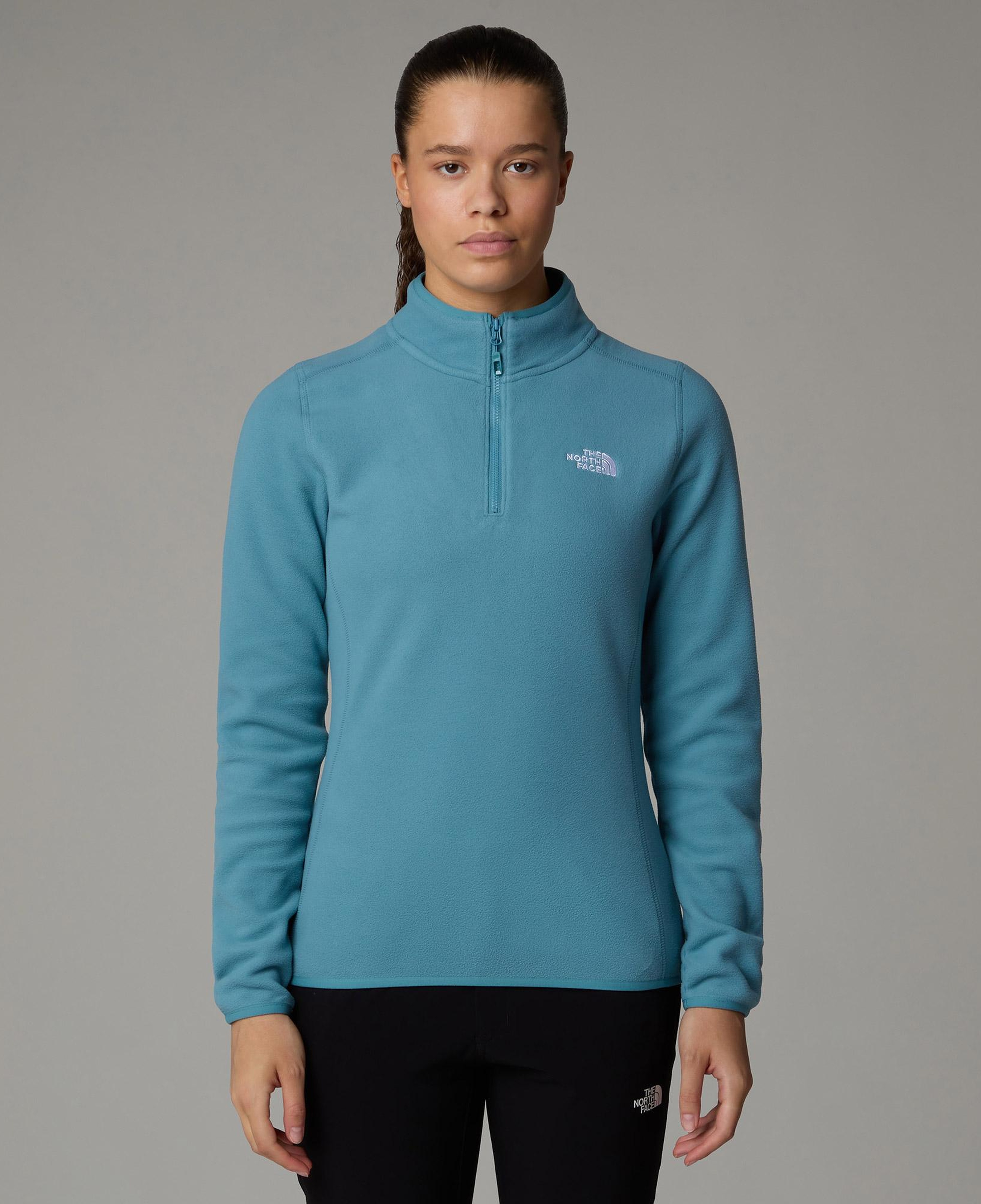 The North Face Glacier Zipped Kadın Yeşil Outdoor Polar