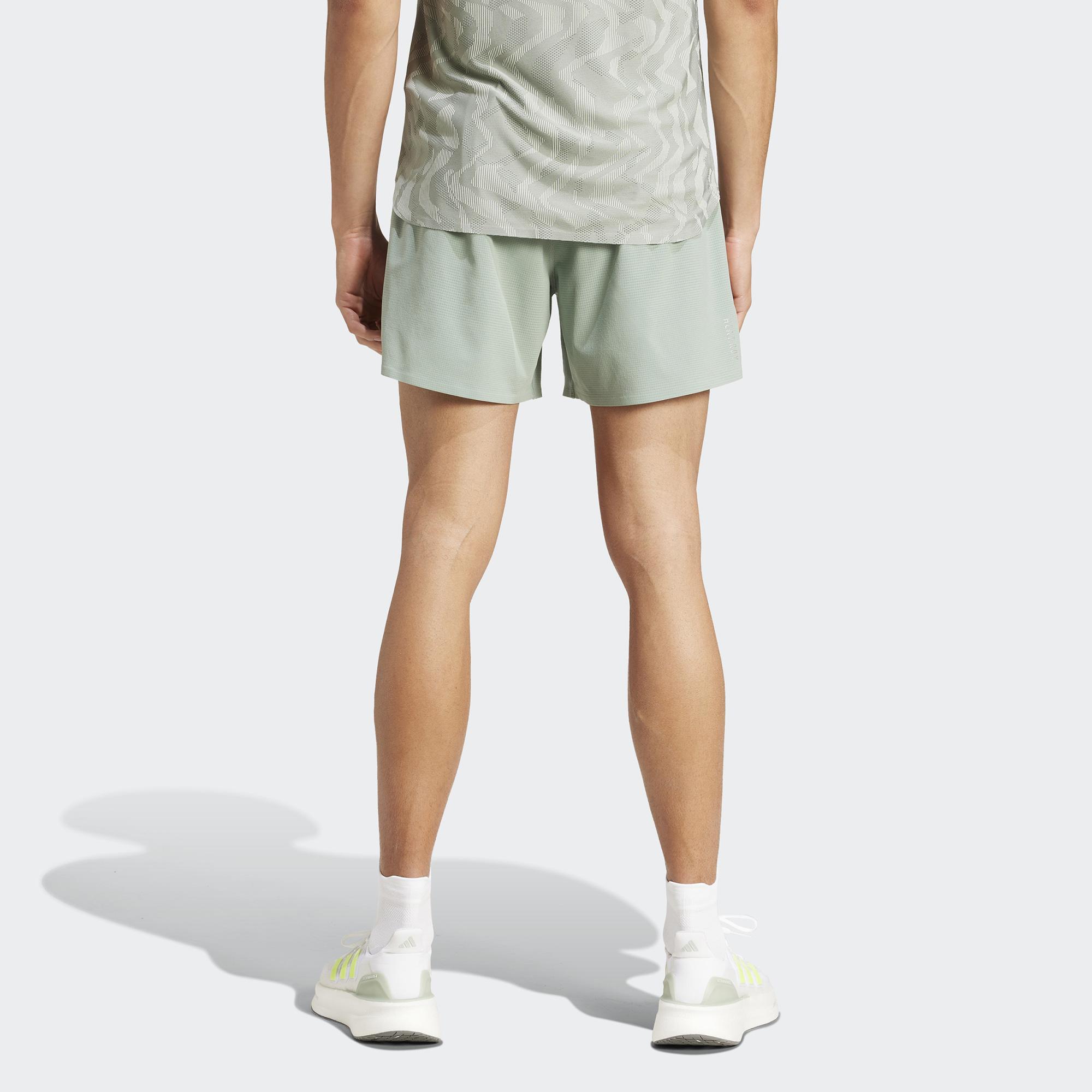 adidas Ultimate Heat.Rdy Erkek Yeşil Koşu Şortu