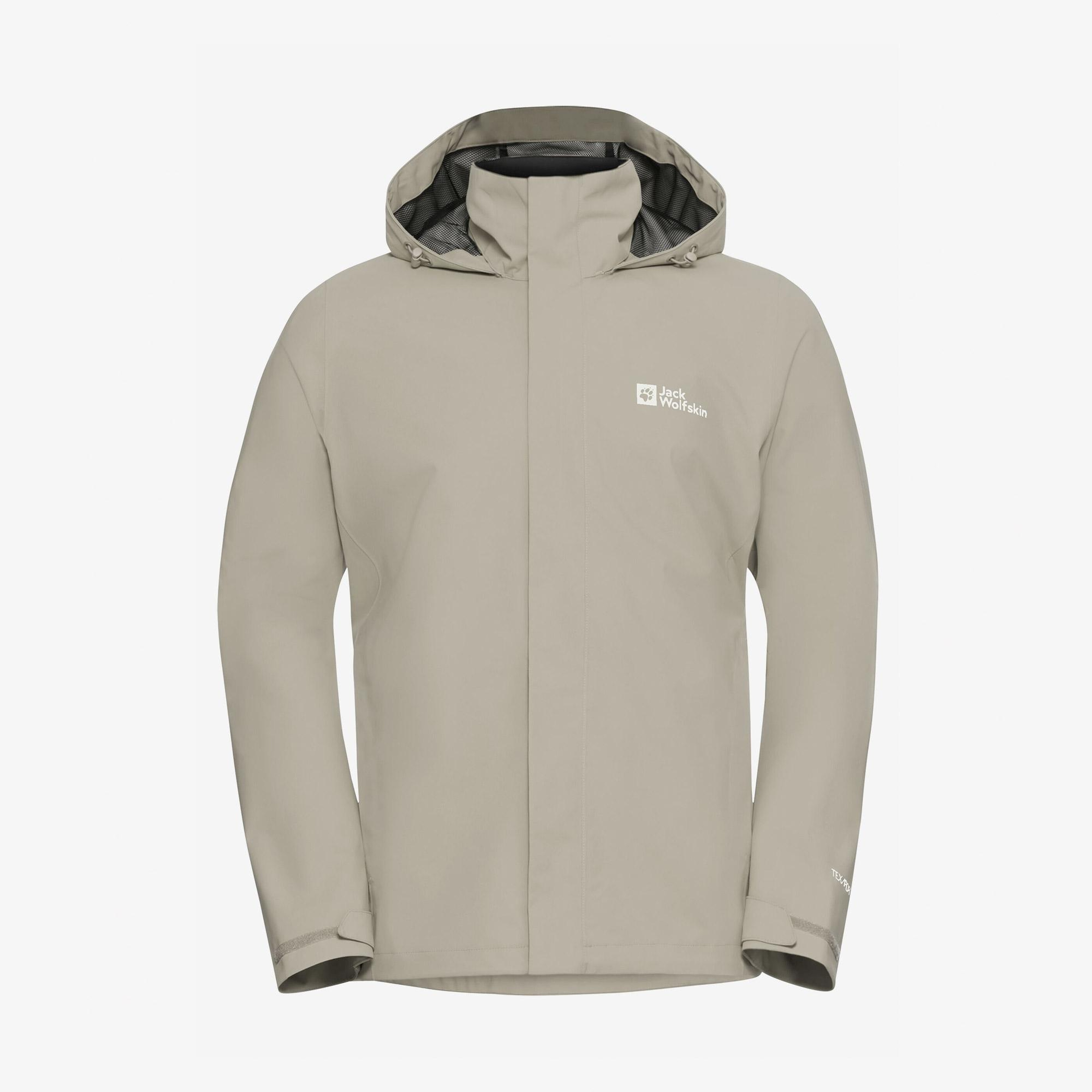 Jack Wolfskin Trailtime 2L Erkek Krem Outdoor Ceket