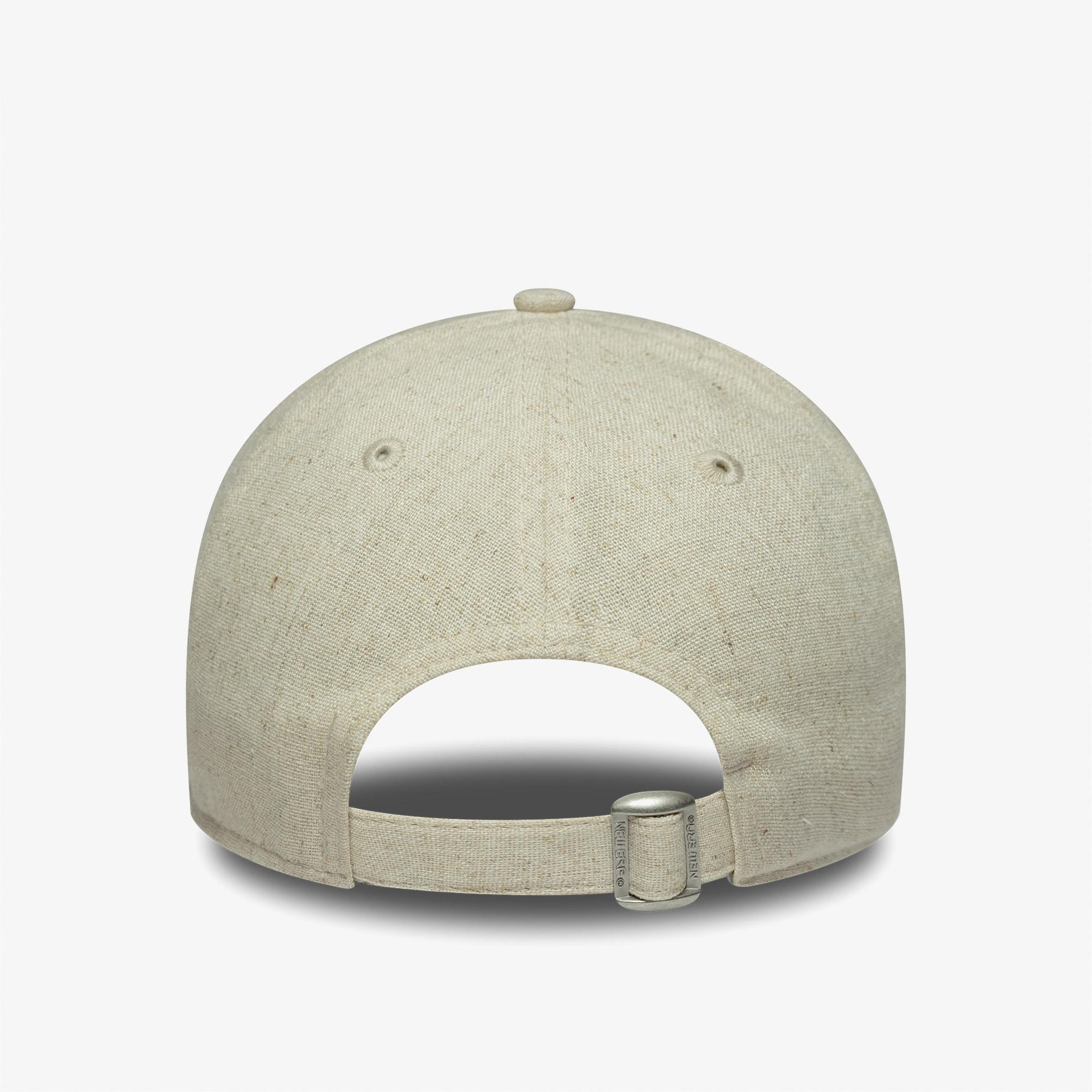 New Era 9Forty New York Yankes Mlb Linen Kadın Krem Şapka