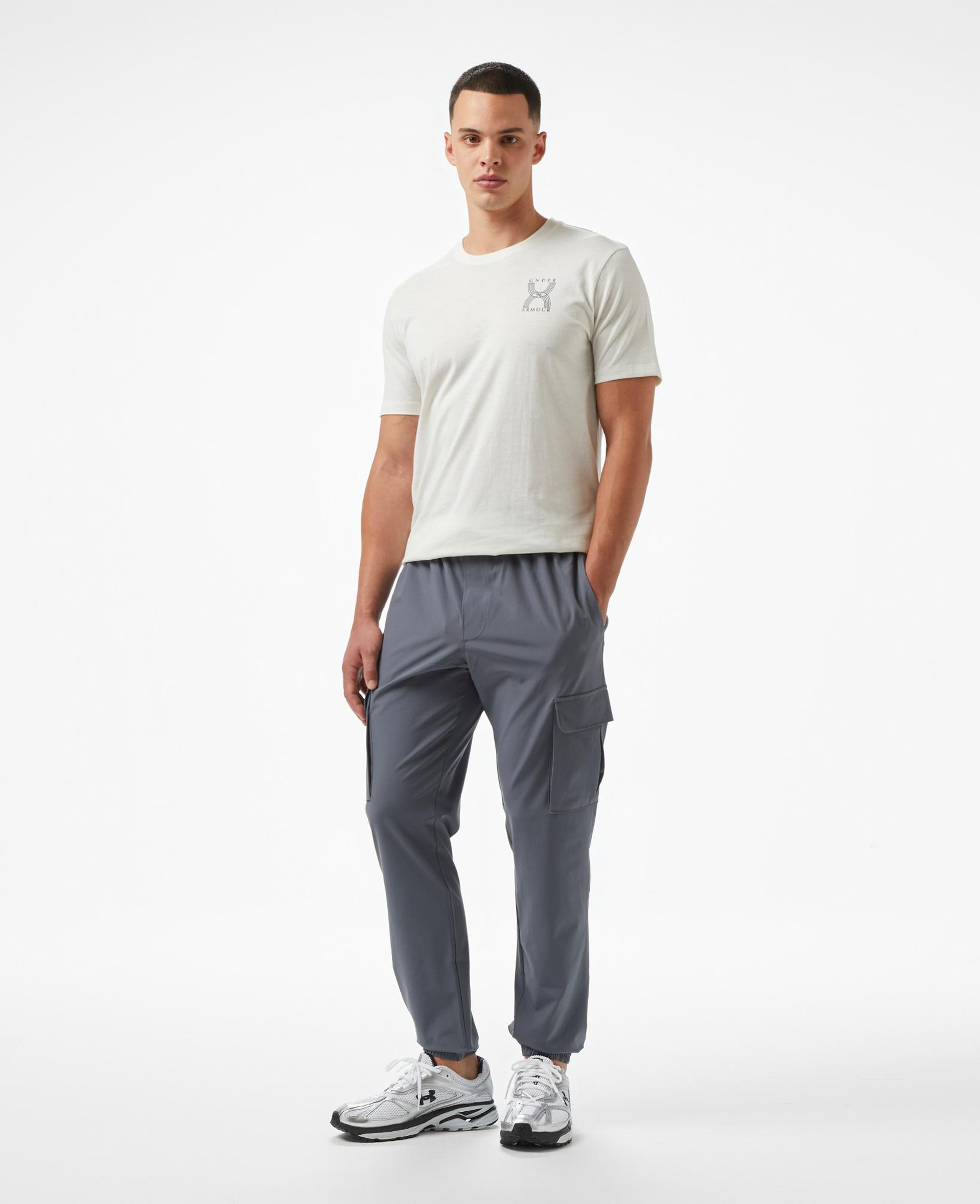 Under Armour Vibe Woven Cargo Erkek Gri Eşofman Altı