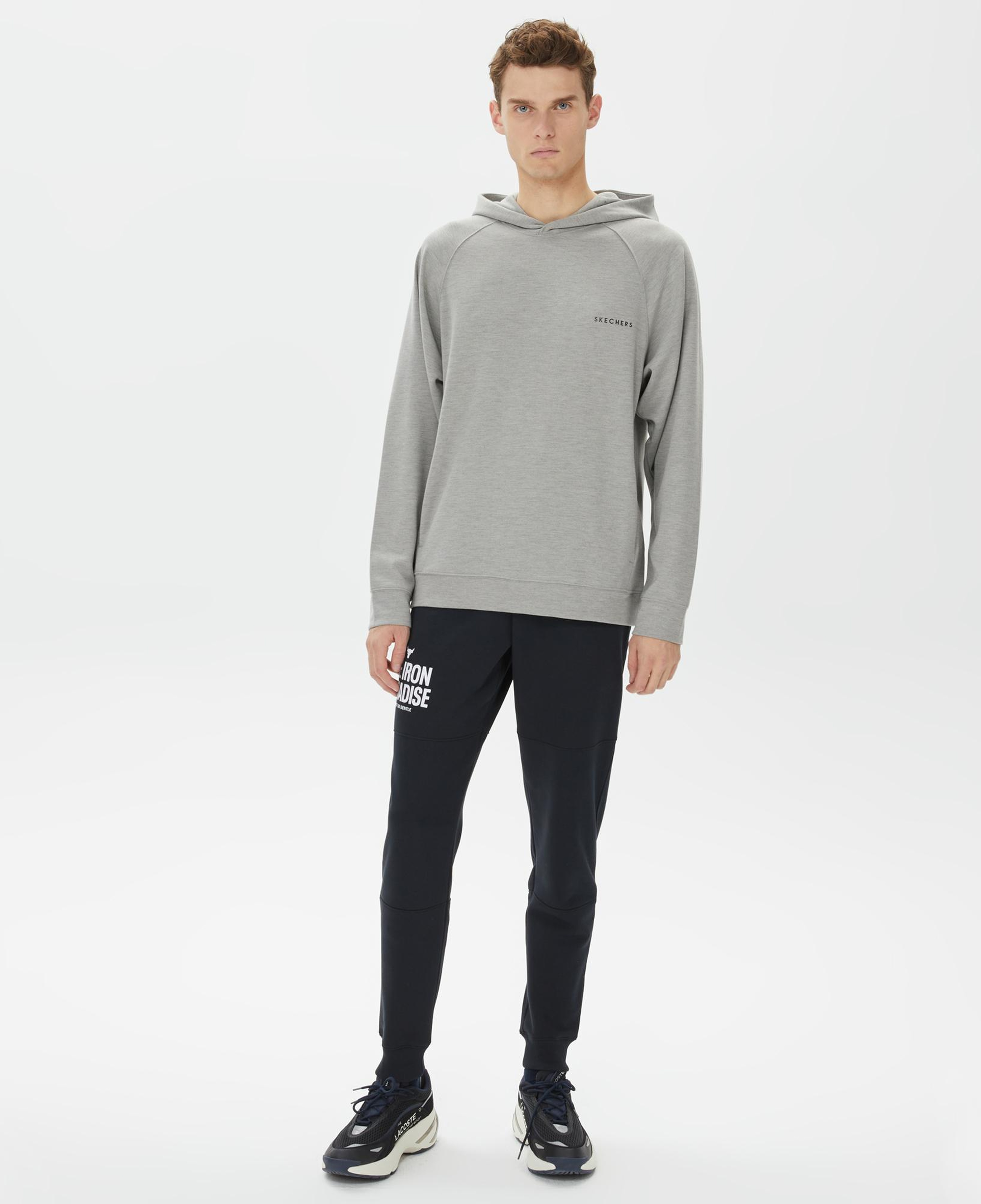 Skechers Scuba Coll. Erkek Gri Hoodie