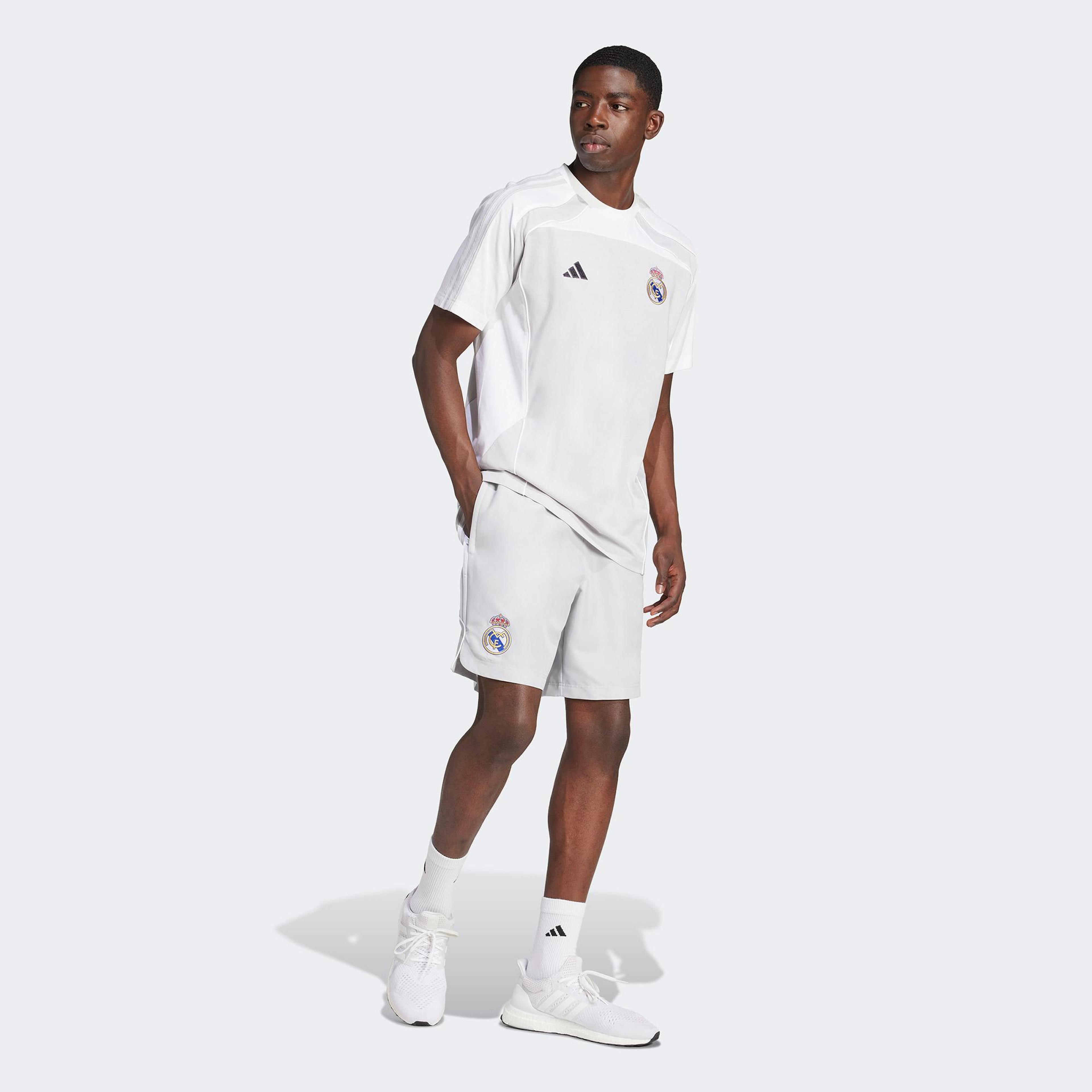 adidas Real Madrid Ubp Erkek Gri Futbol T-Shirt