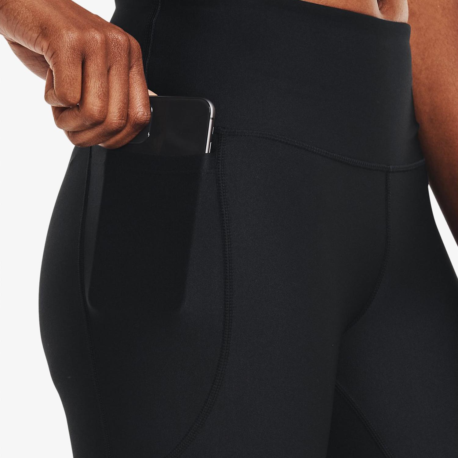 Under Armour Tech Hirise Kadın Siyah Antrenman Taytı
