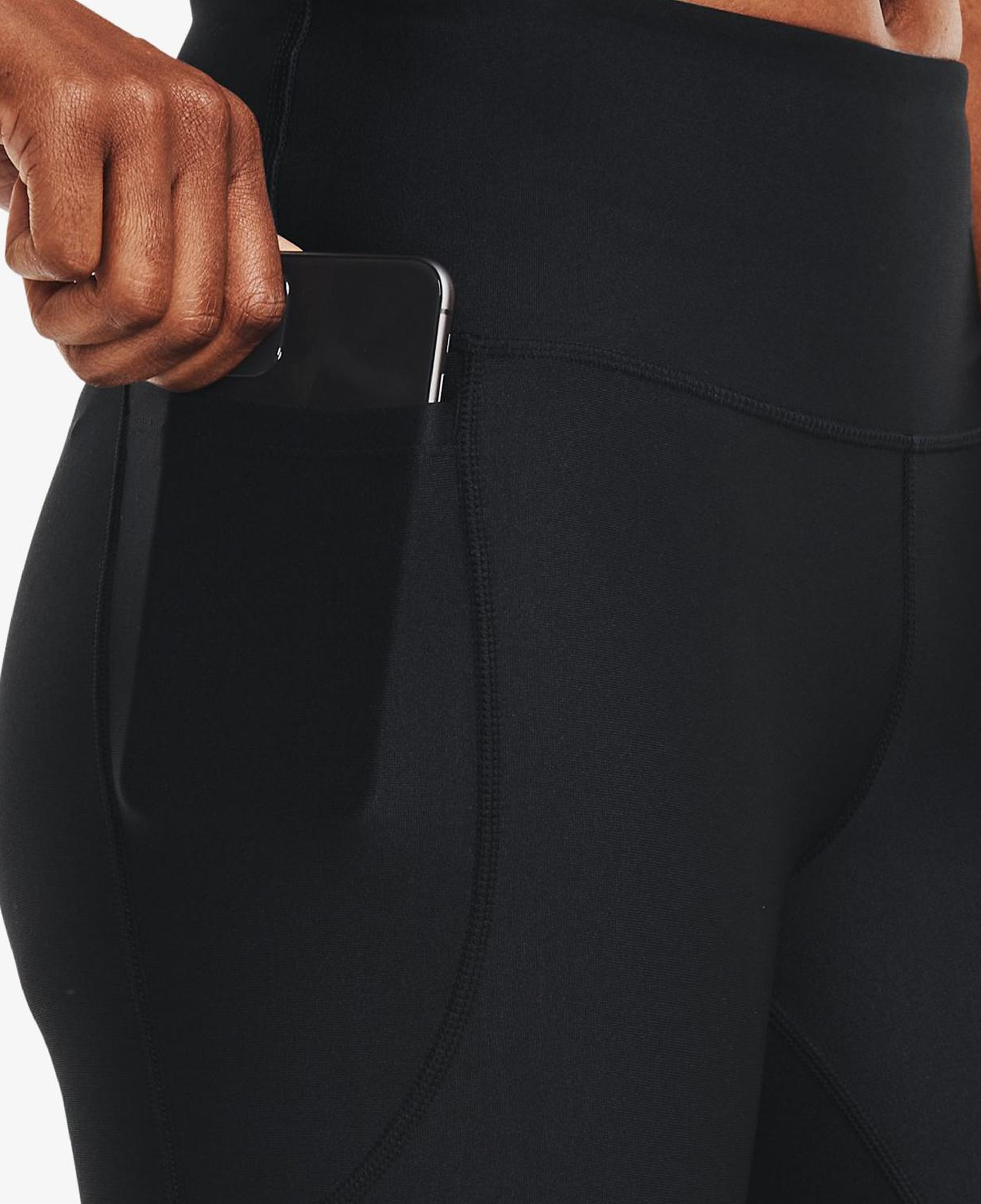 Under Armour Tech Hirise Kadın Siyah Antrenman Taytı