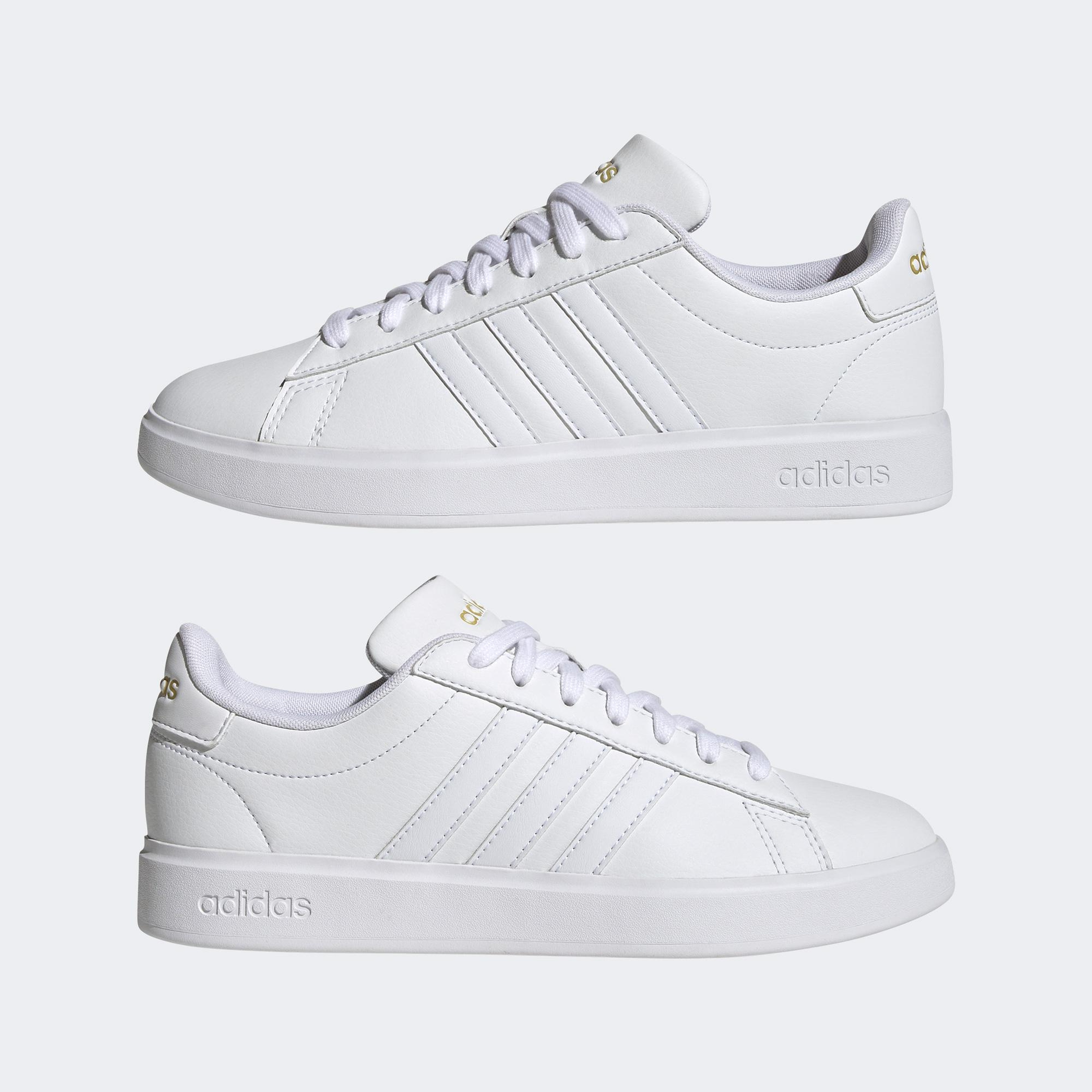 adidas Grand Court Cloudfoam Lifestyle Comfort Kadın Beyaz Spor Ayakkabı