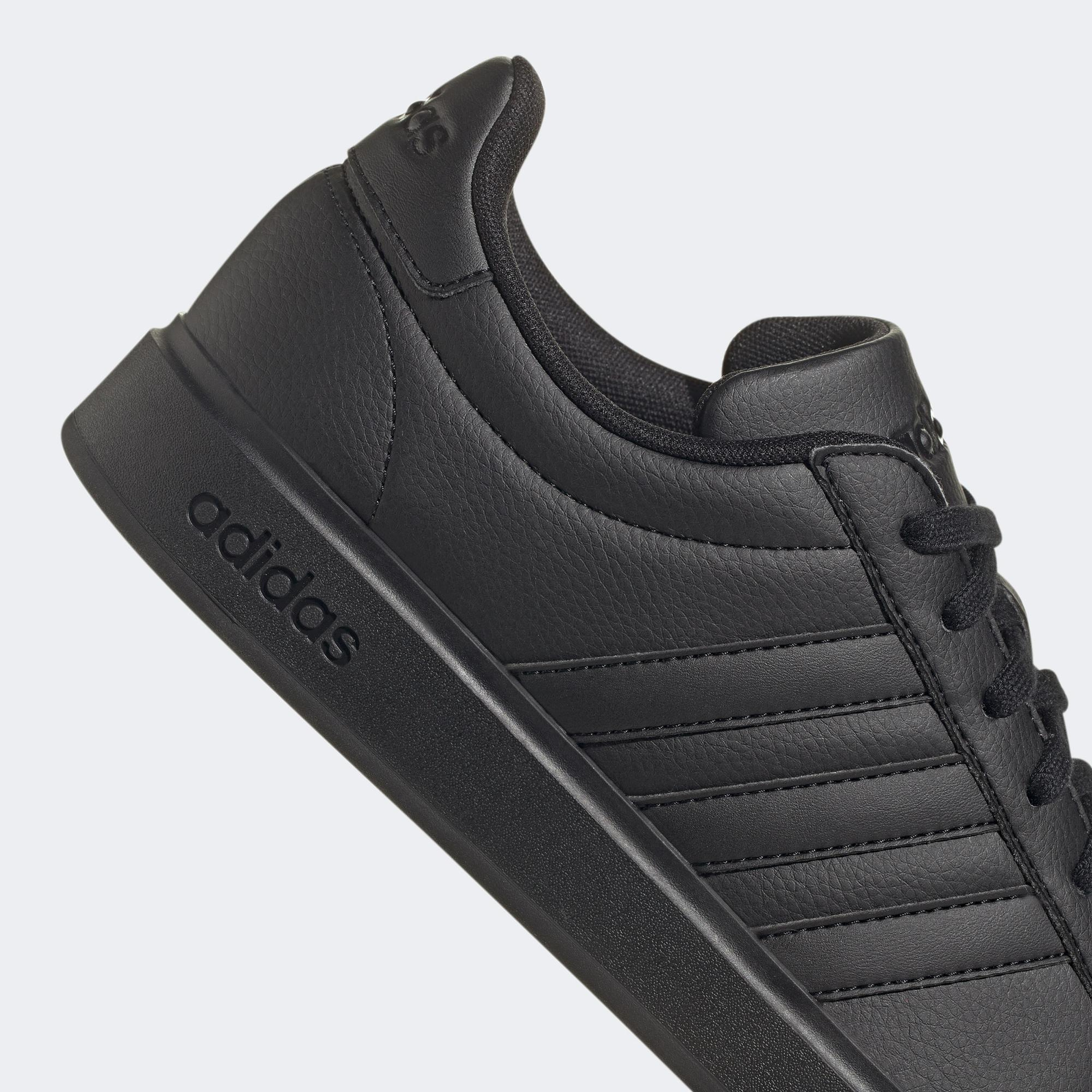 adidas Grand Court 2.0 Erkek Siyah Günlük Spor Ayakkabı