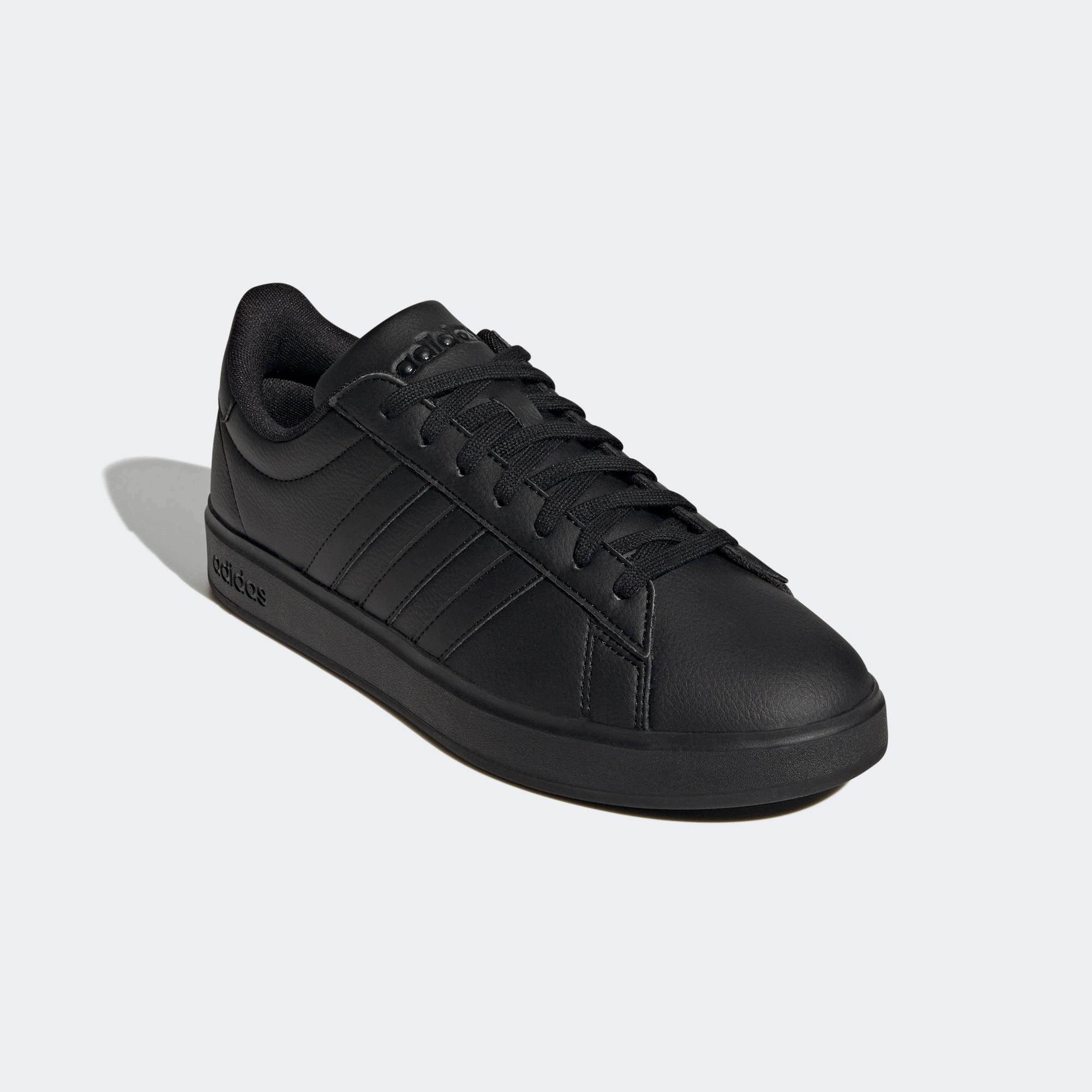 adidas Grand Court 2.0 Erkek Siyah Günlük Spor Ayakkabı