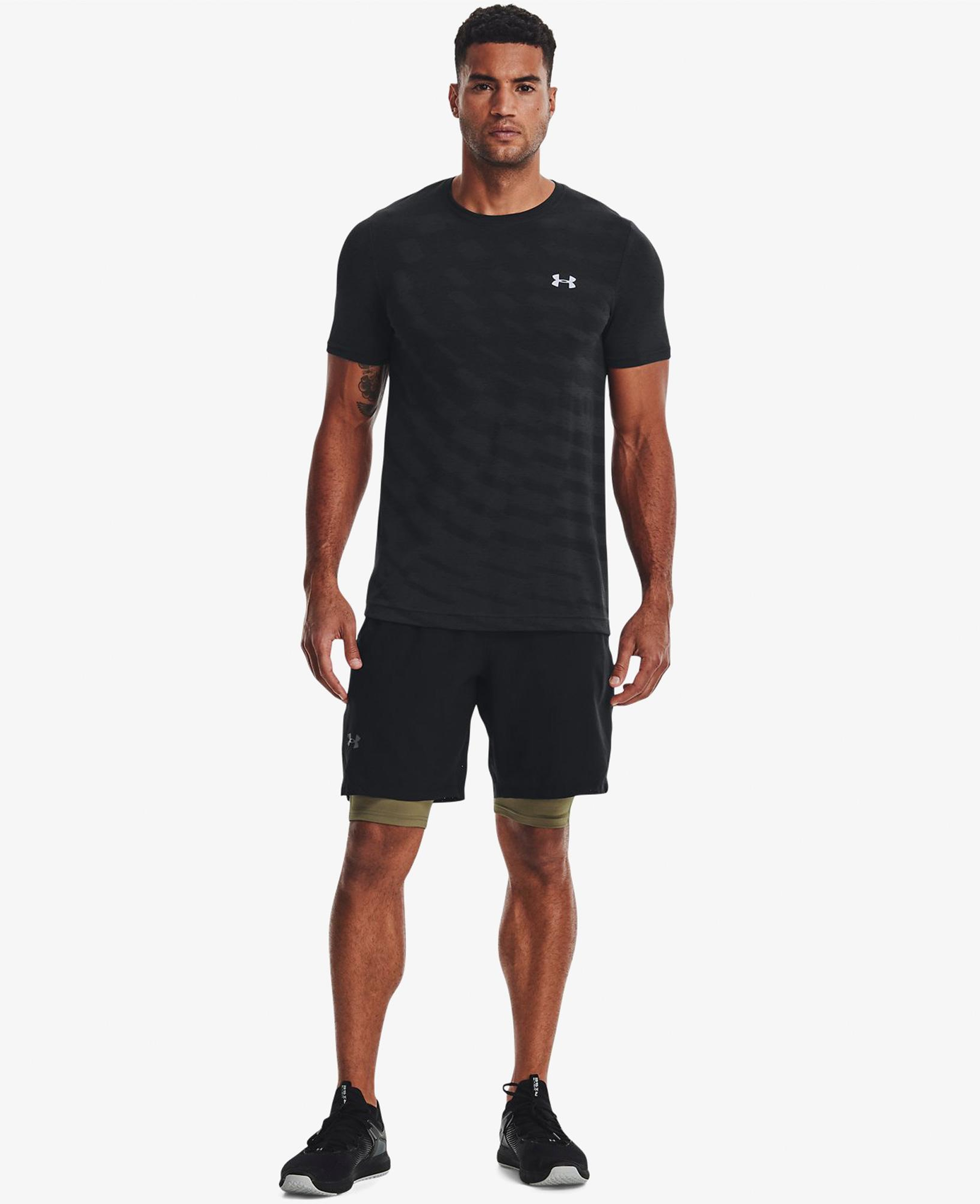 Under Armour Vanish Woven 8in Erkek Siyah Antrenman Şortu