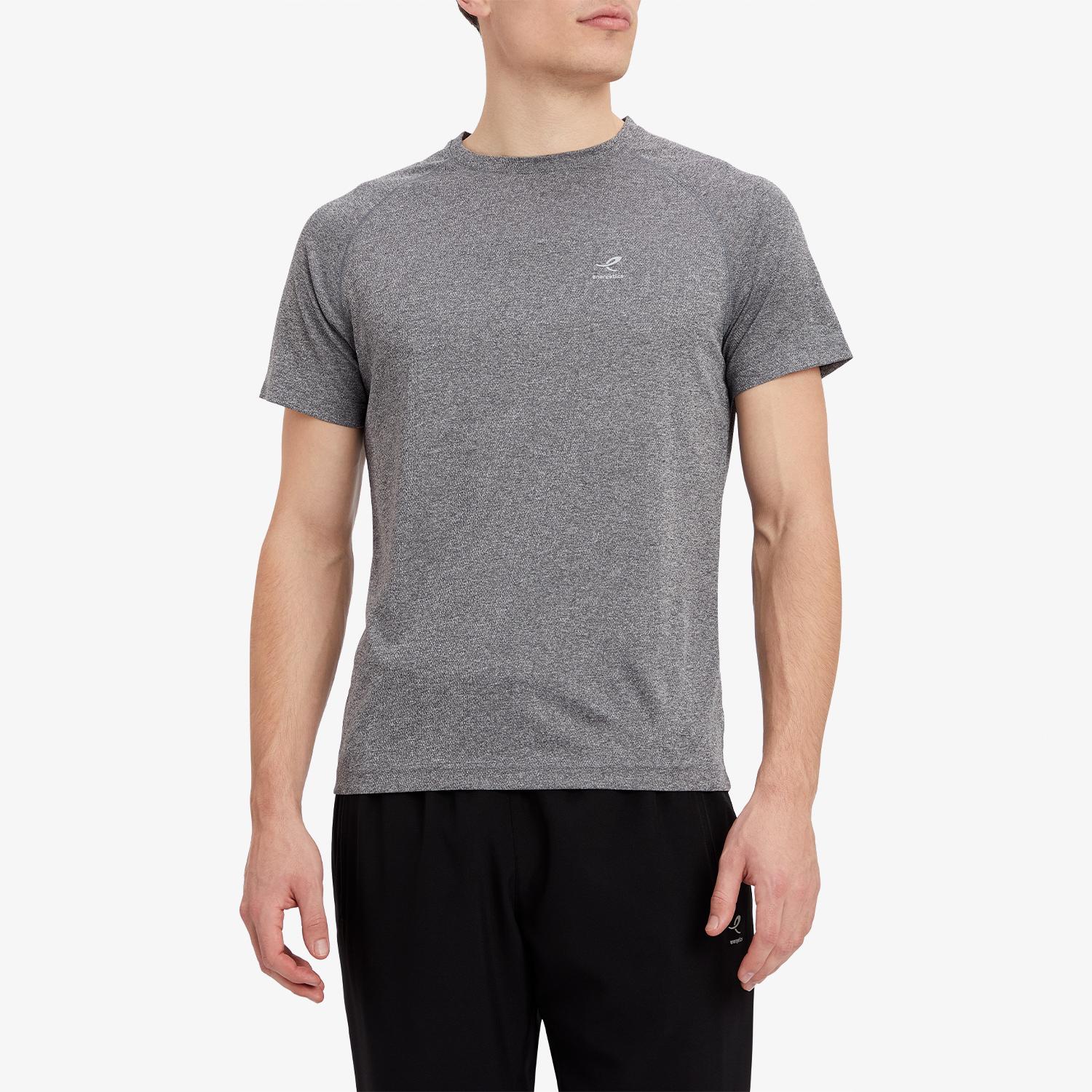 Energetics Erkek Gri Koşu T-Shirt
