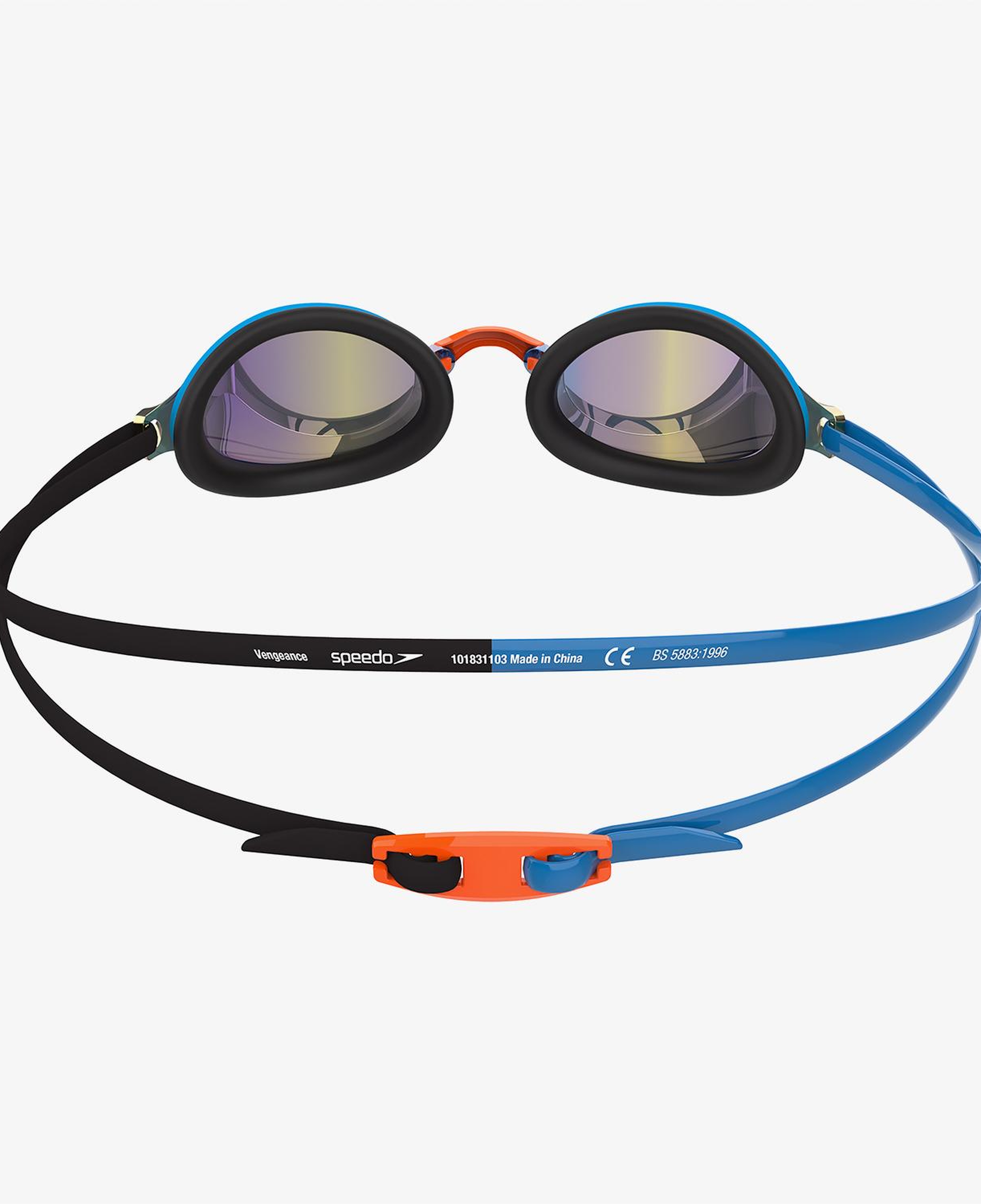 Speedo Vengeance Mirror Unisex Siyah Yüzücü Gözlüğü