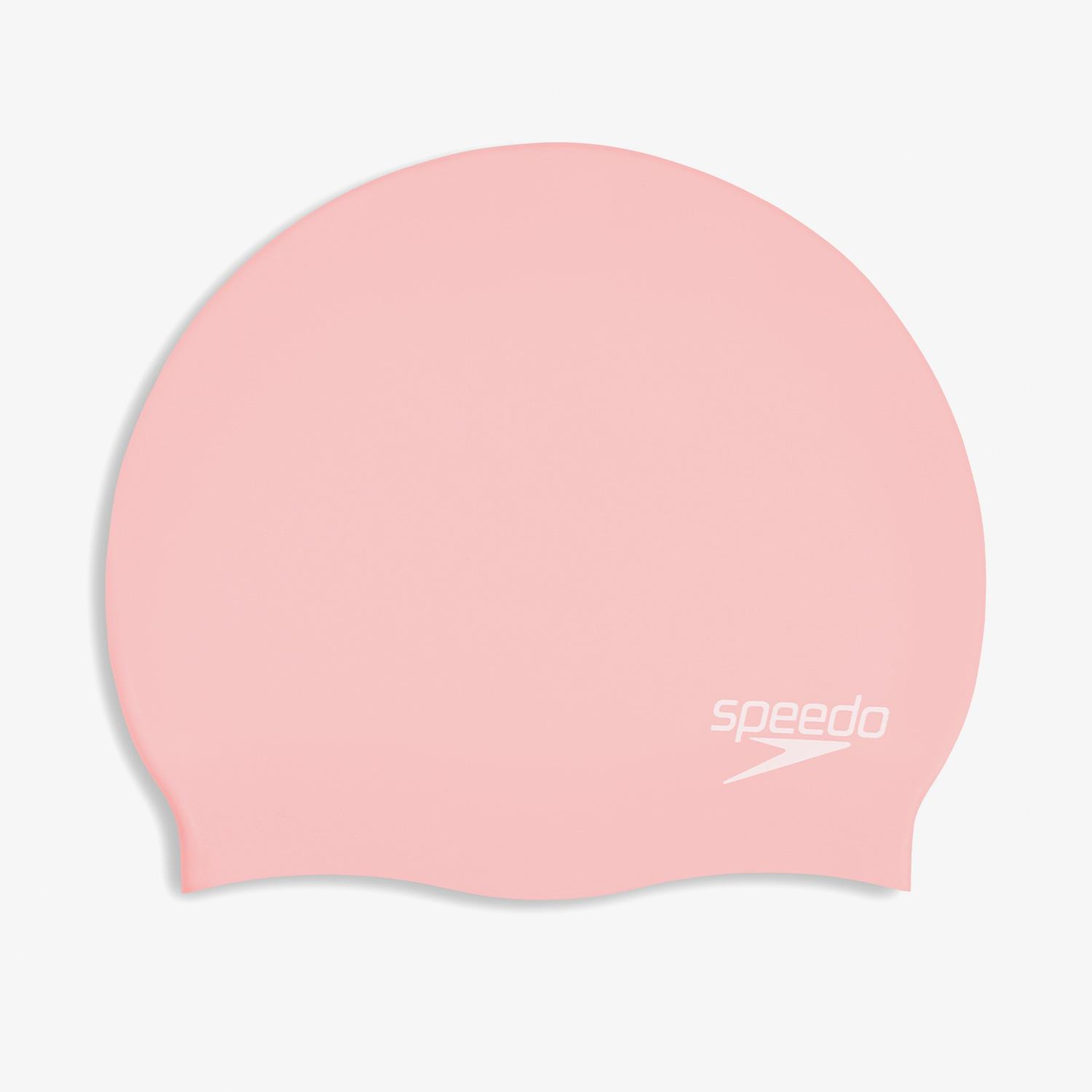 Speedo Plain Moulded Silicone Unisex Pembe Havuz Bonesi