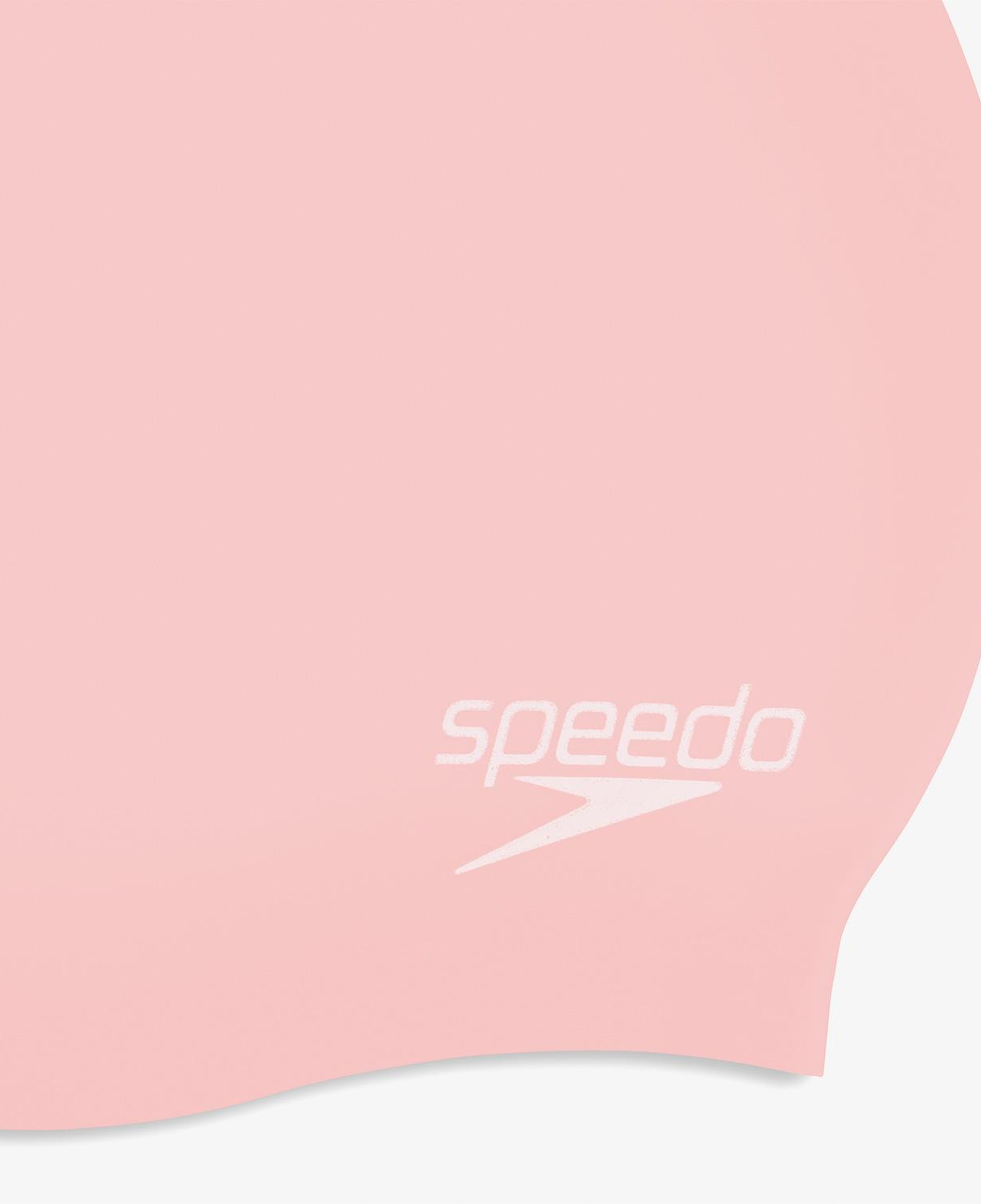 Speedo Plain Moulded Silicone Unisex Pembe Havuz Bonesi