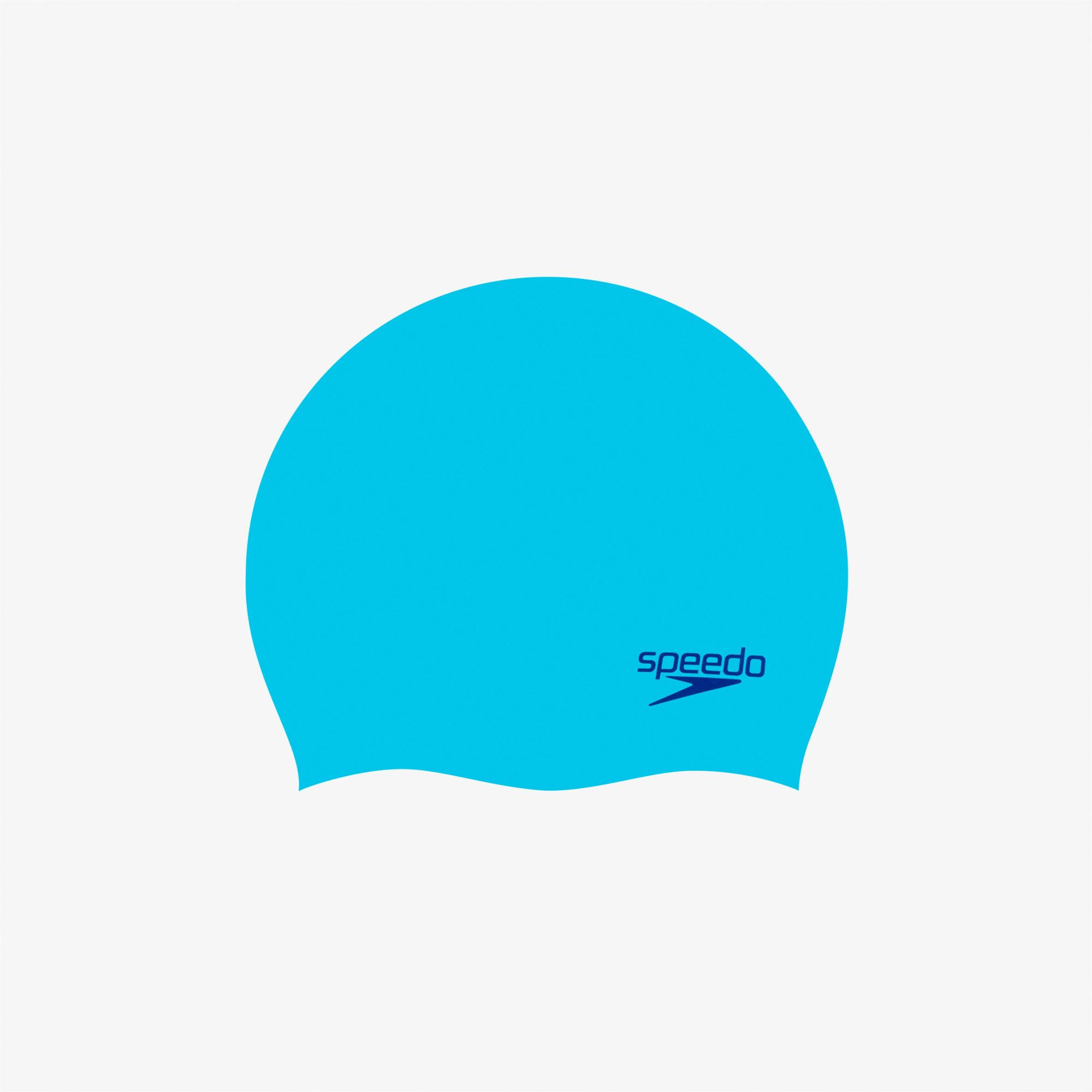Speedo Moulded Silicon Çocuk Mavi Havuz Bonesi