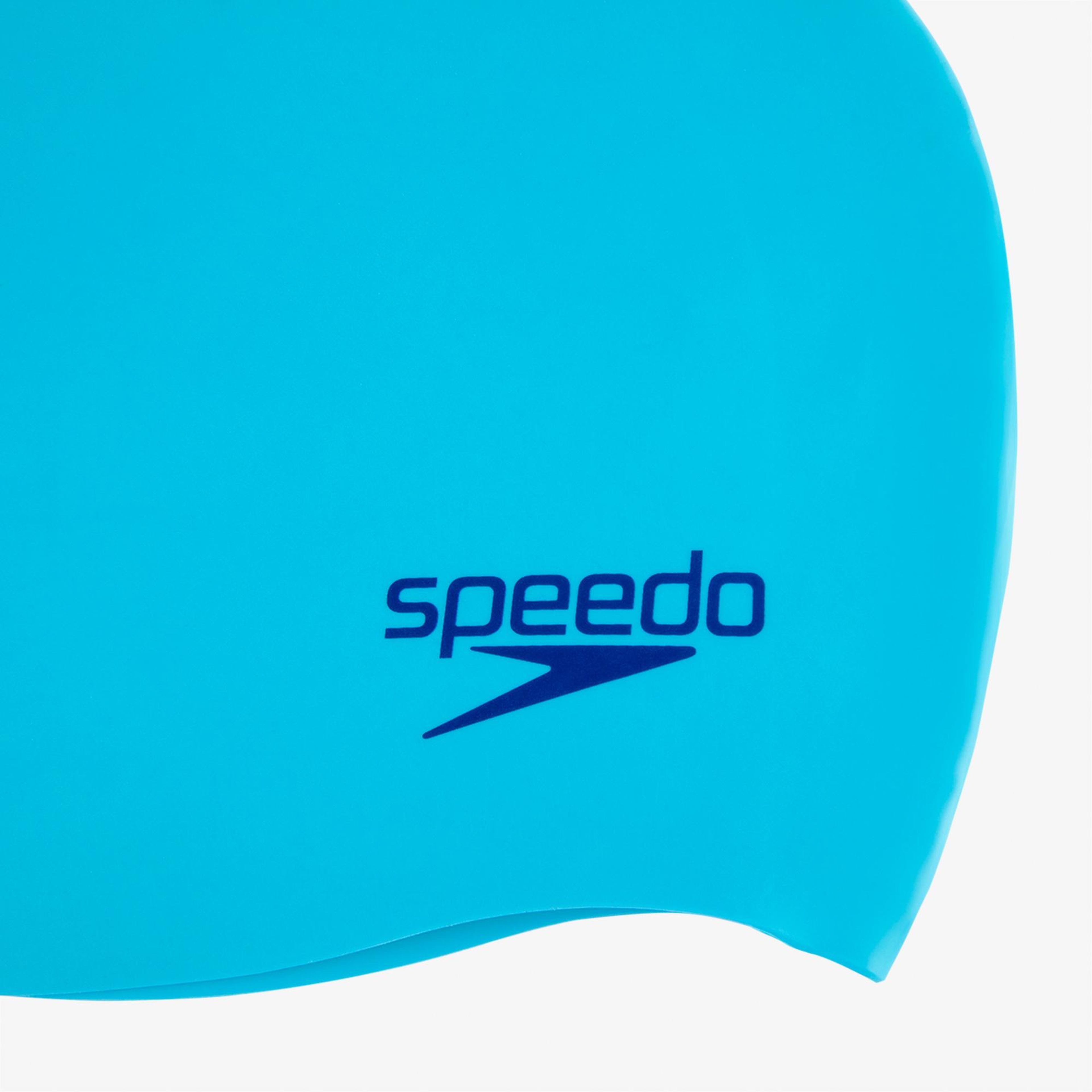 Speedo Moulded Silicon Çocuk Mavi Havuz Bonesi