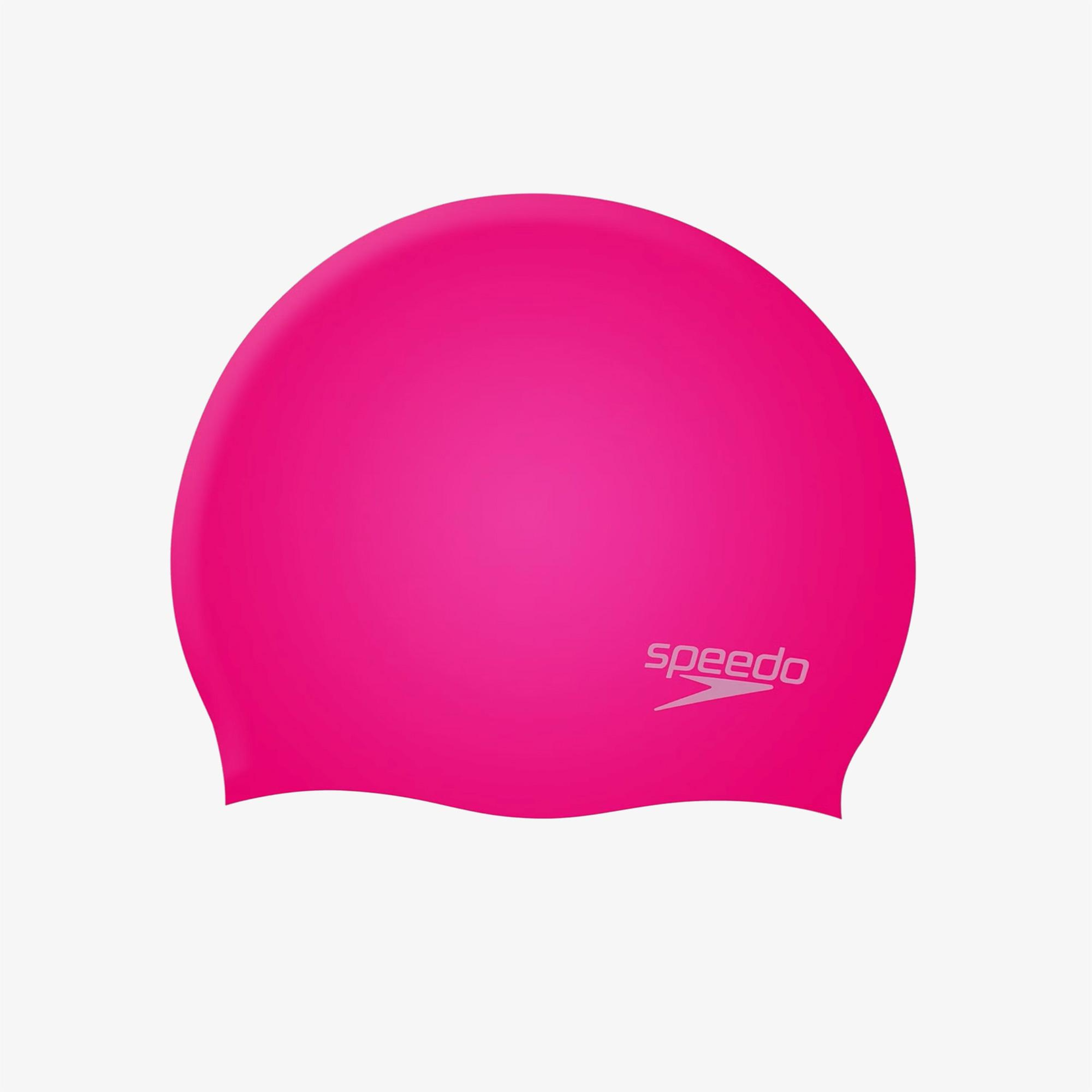 Speedo Moulded Silicon Çocuk Pembe Havuz Bonesi