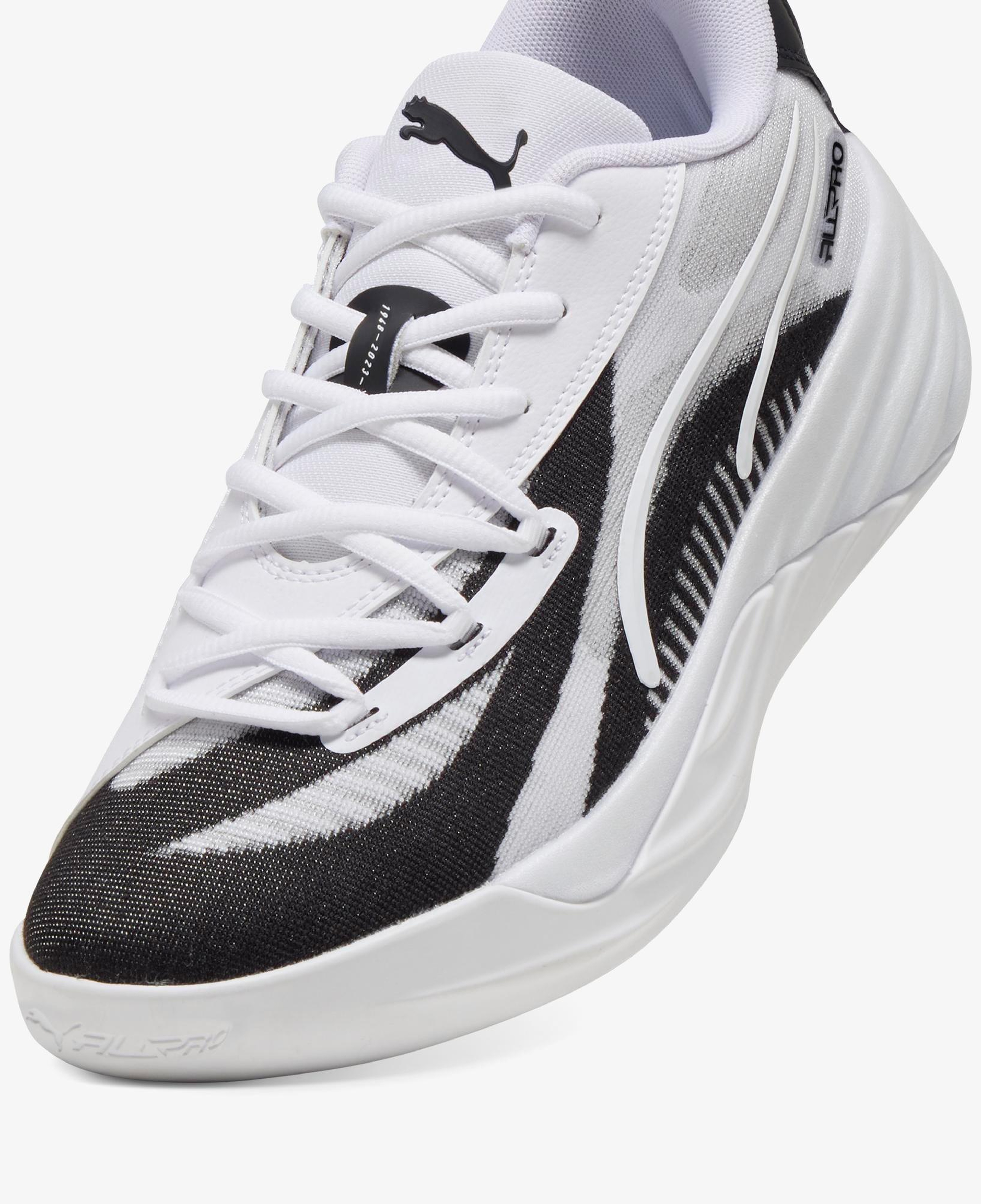 Puma All-Pro Nitro Team Unisex Beyaz Basketbol Ayakkabısı