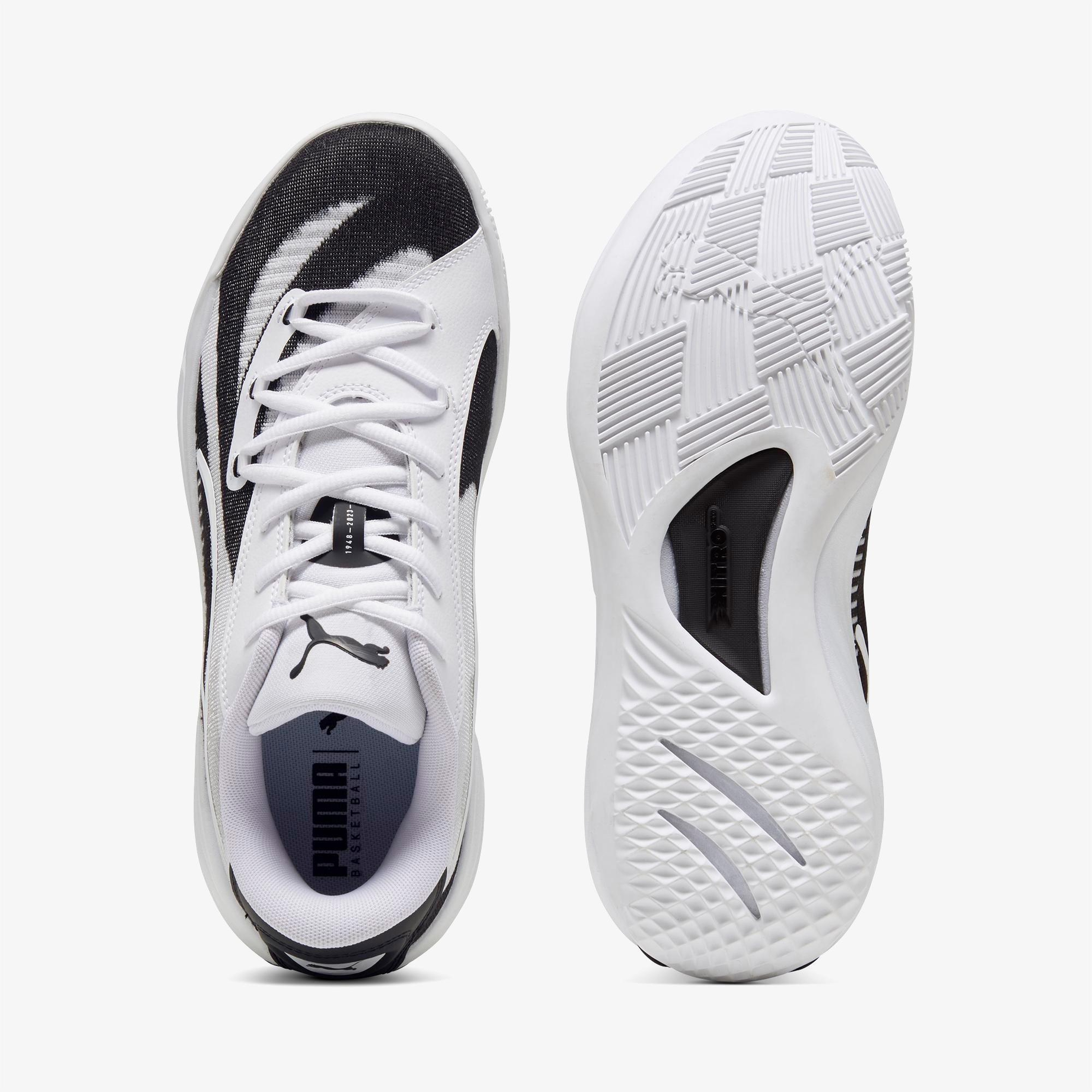 Puma All-Pro Nitro Team Unisex Beyaz Basketbol Ayakkabısı