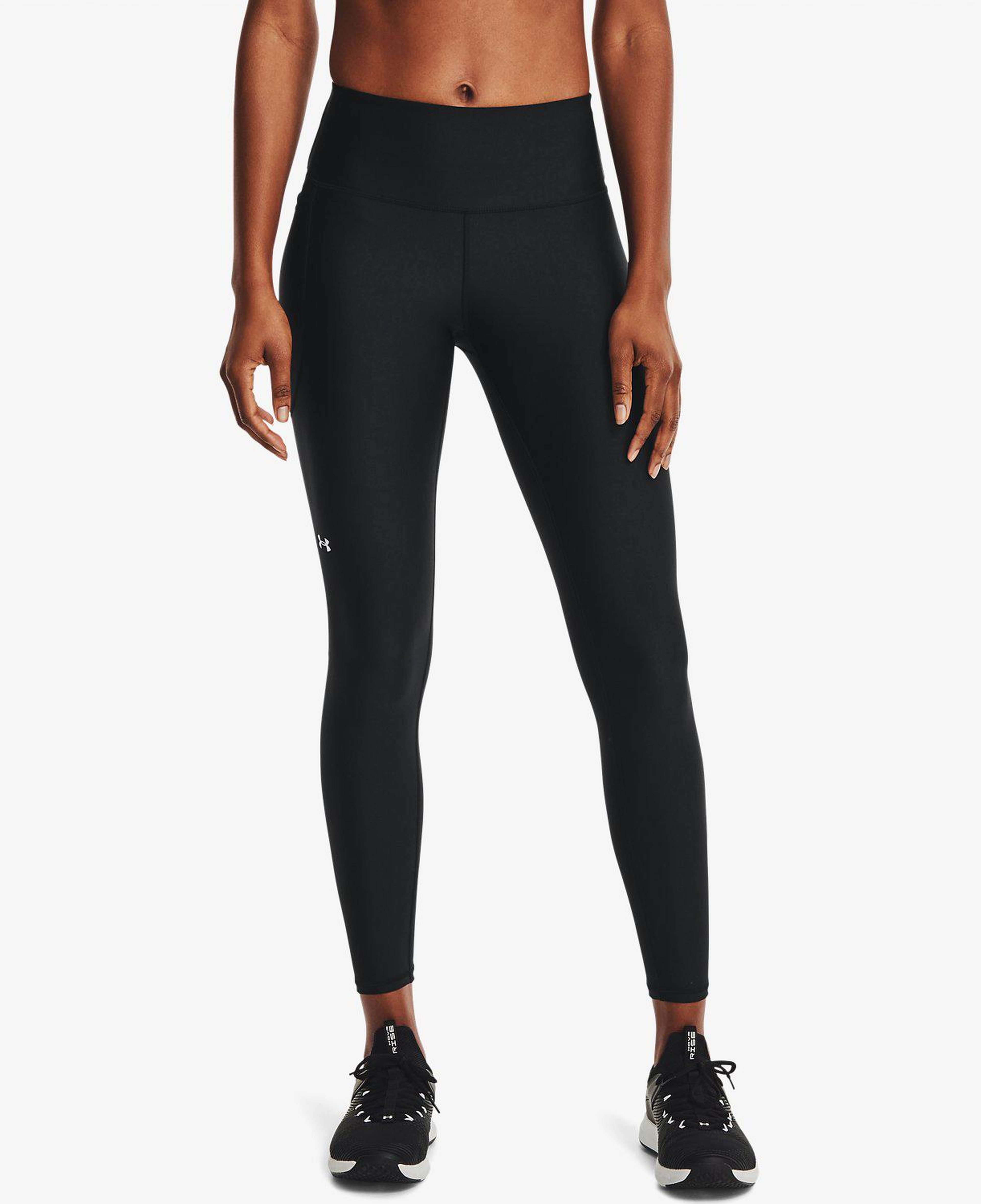 Under Armour Tech Hirise Kadın Siyah Antrenman Taytı