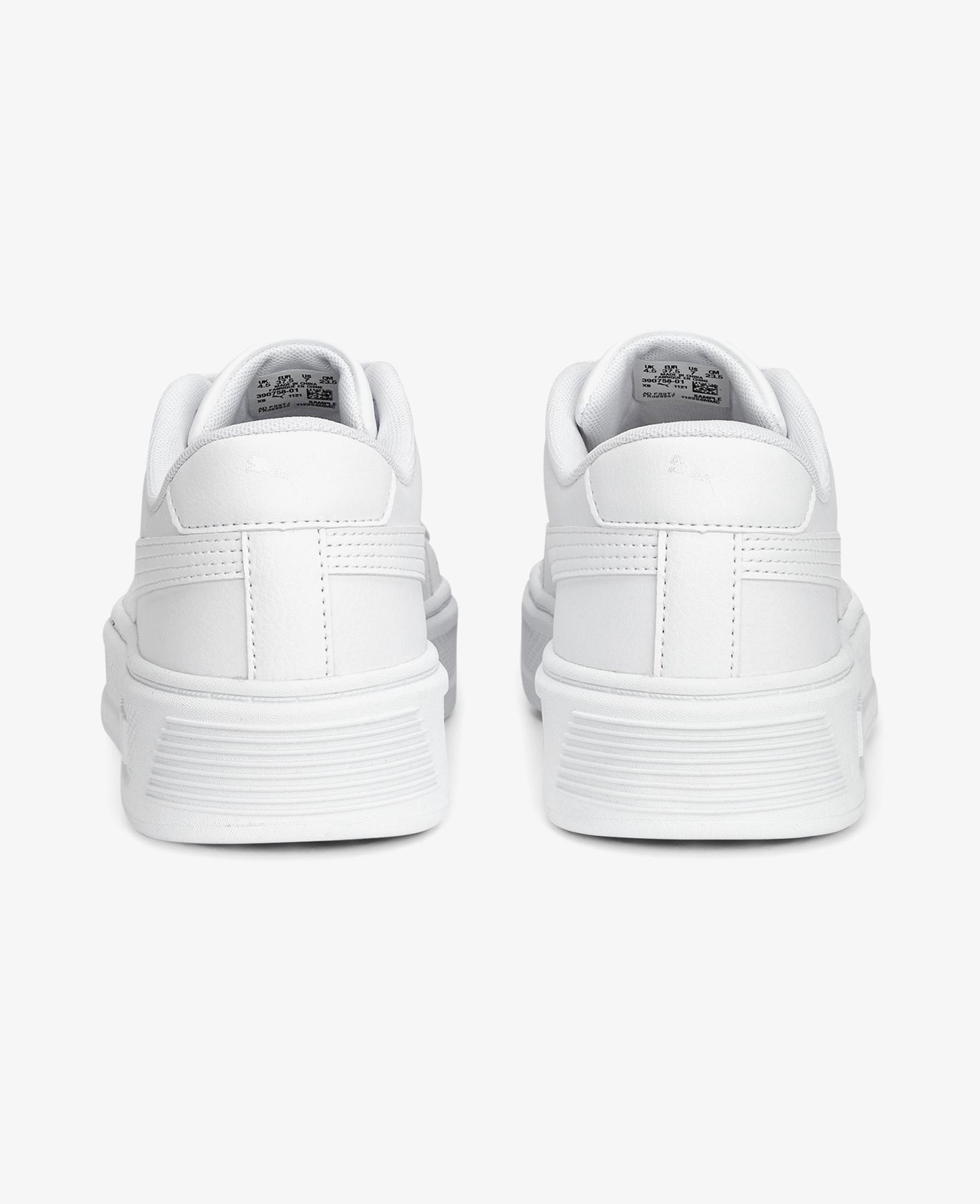 Puma Smash Platform V3 Kadın Beyaz Spor Ayakkabı