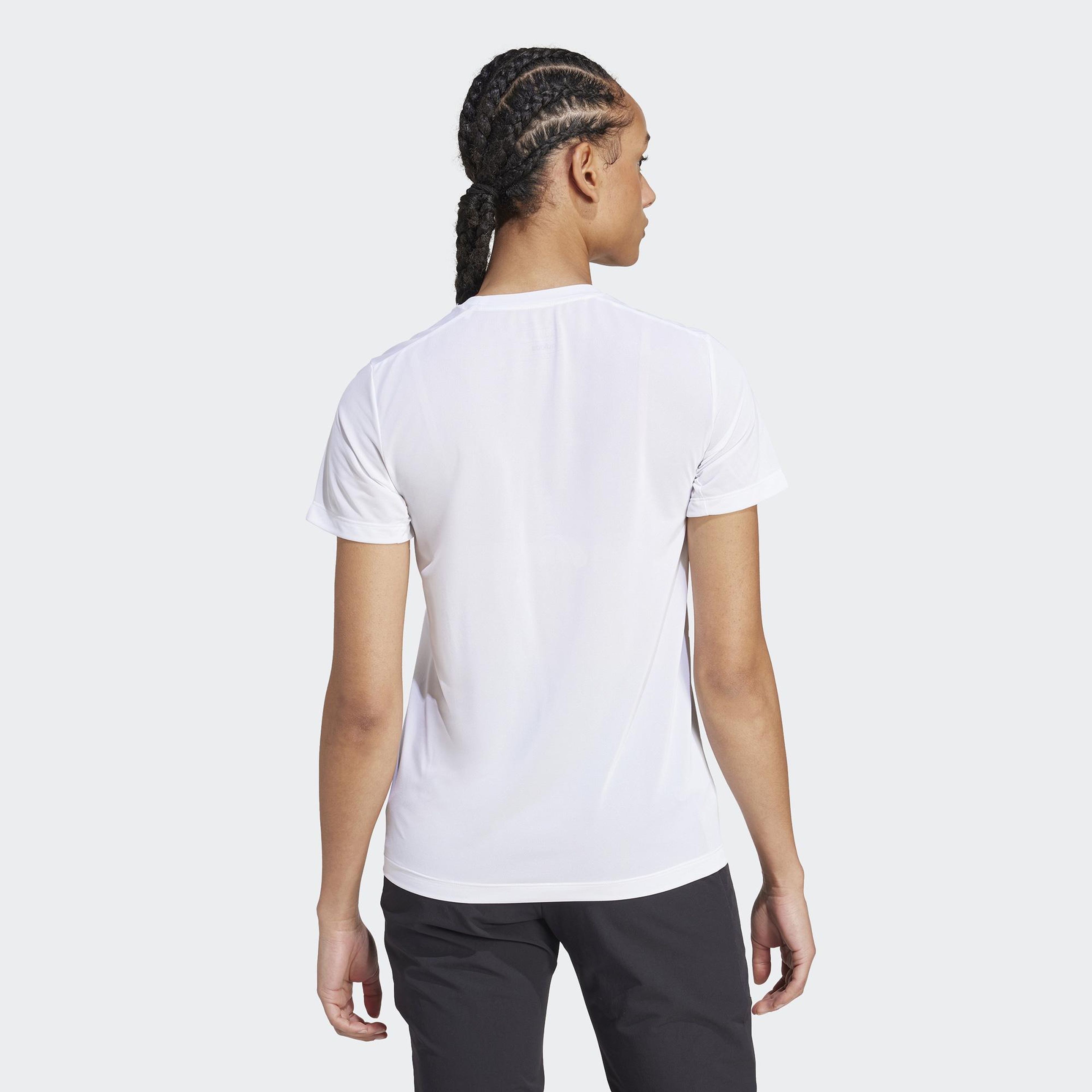 adidas Terrex Multi Endurance Tech Kadın Beyaz Günlük T-Shirt