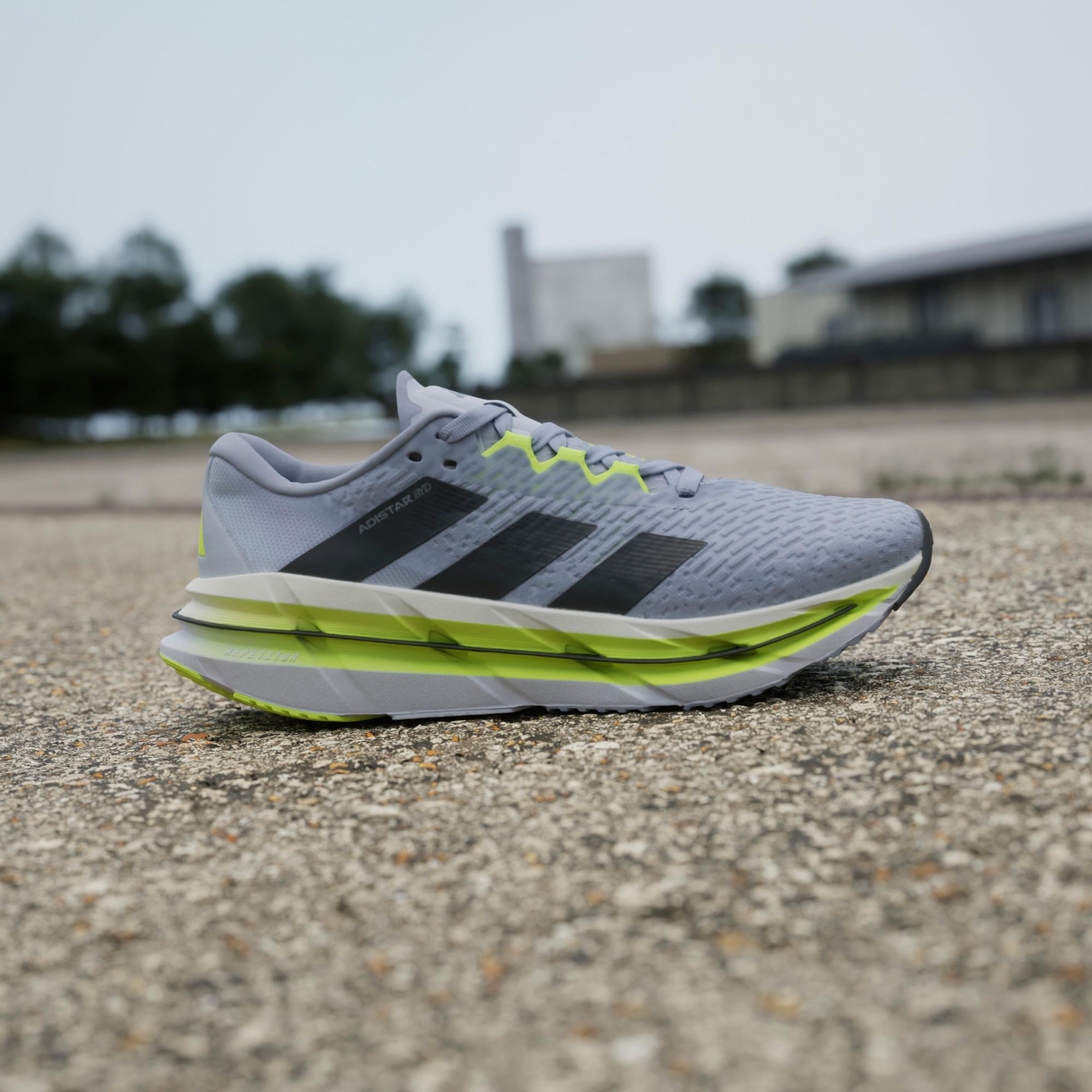 adidas Adistar Byd Erkek Gri Koşu Ayakkabısı