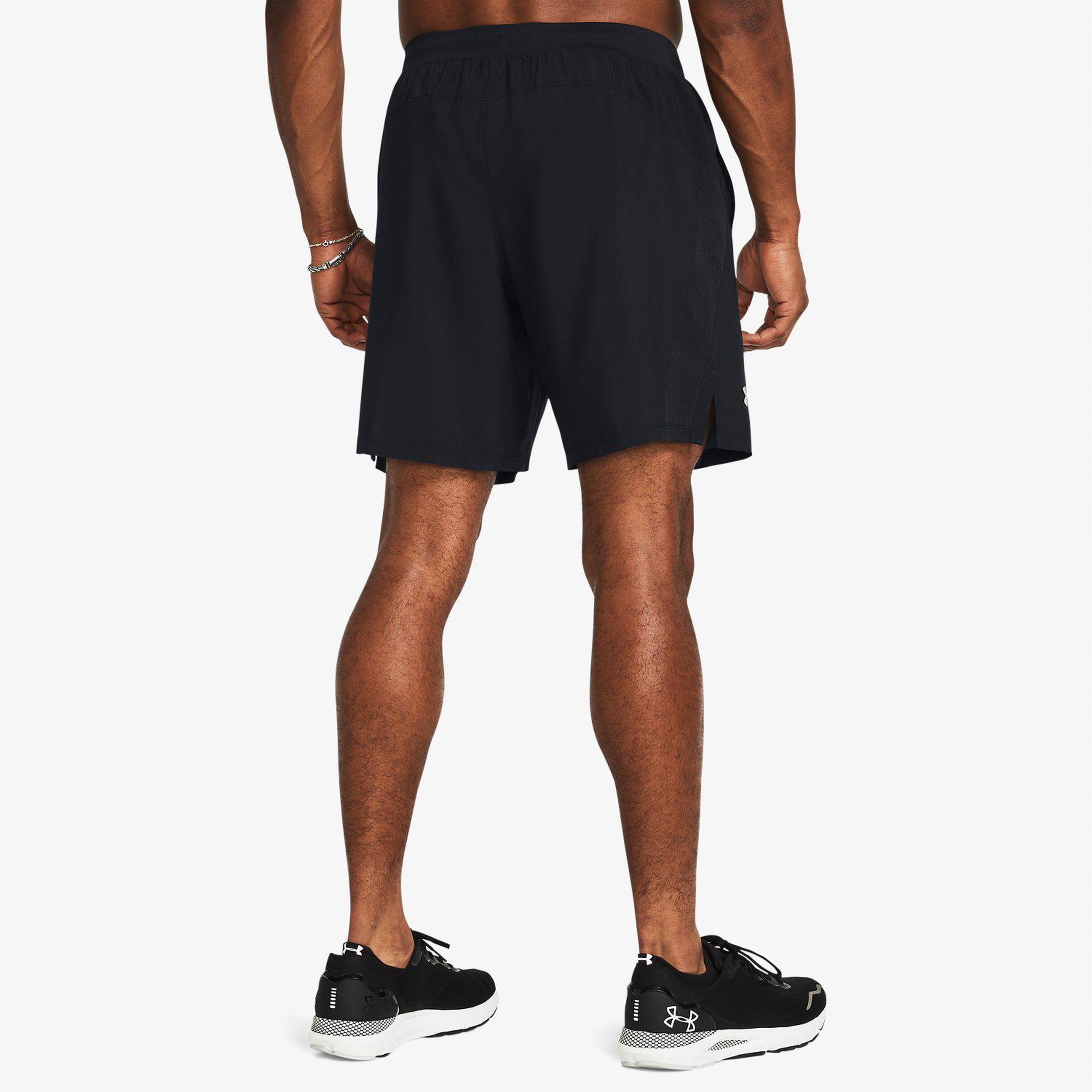 Under Armour Launch 7'' Erkek Siyah Koşu Şortu