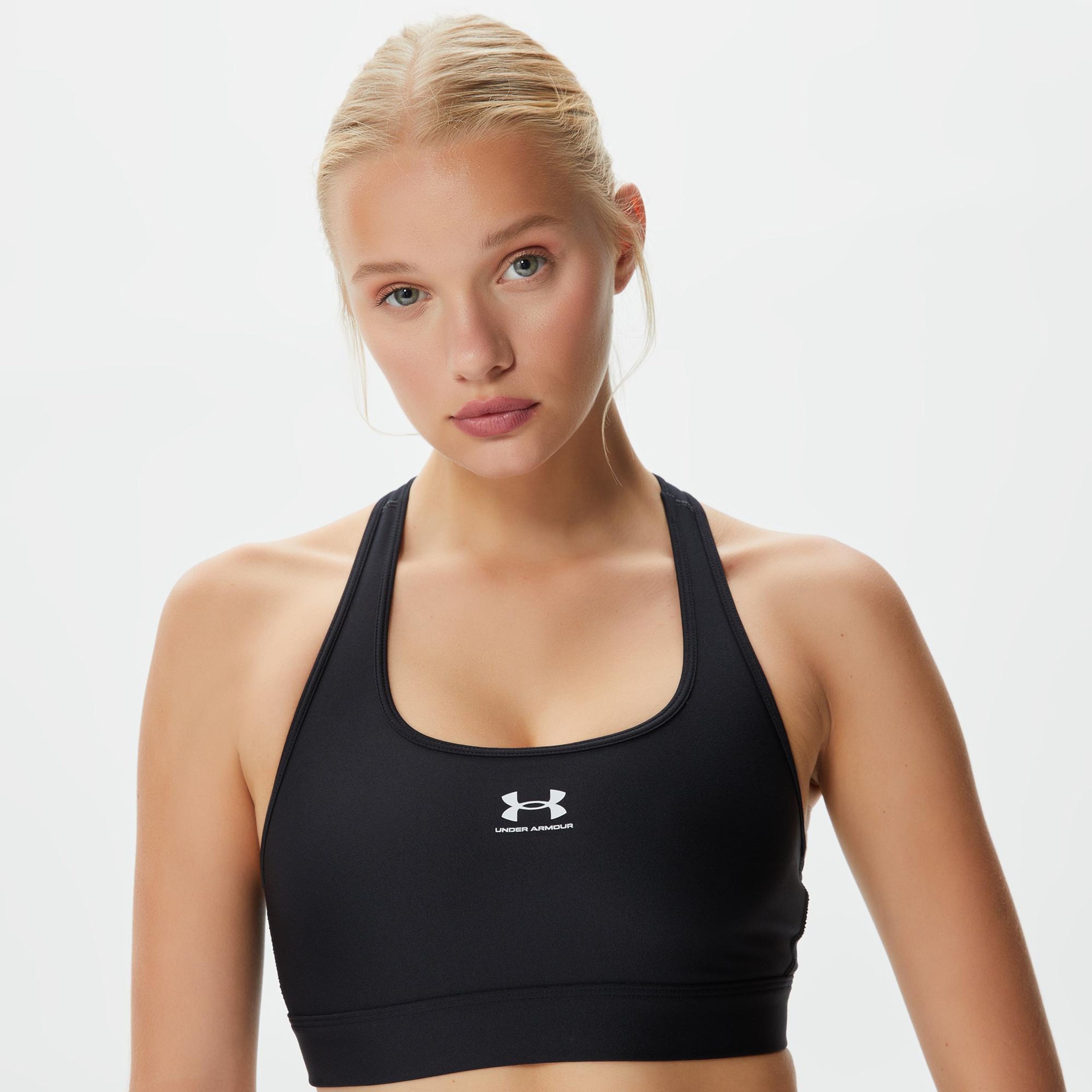 Under Armoura Mid Padle Kadın Siyah Antrenman Bra