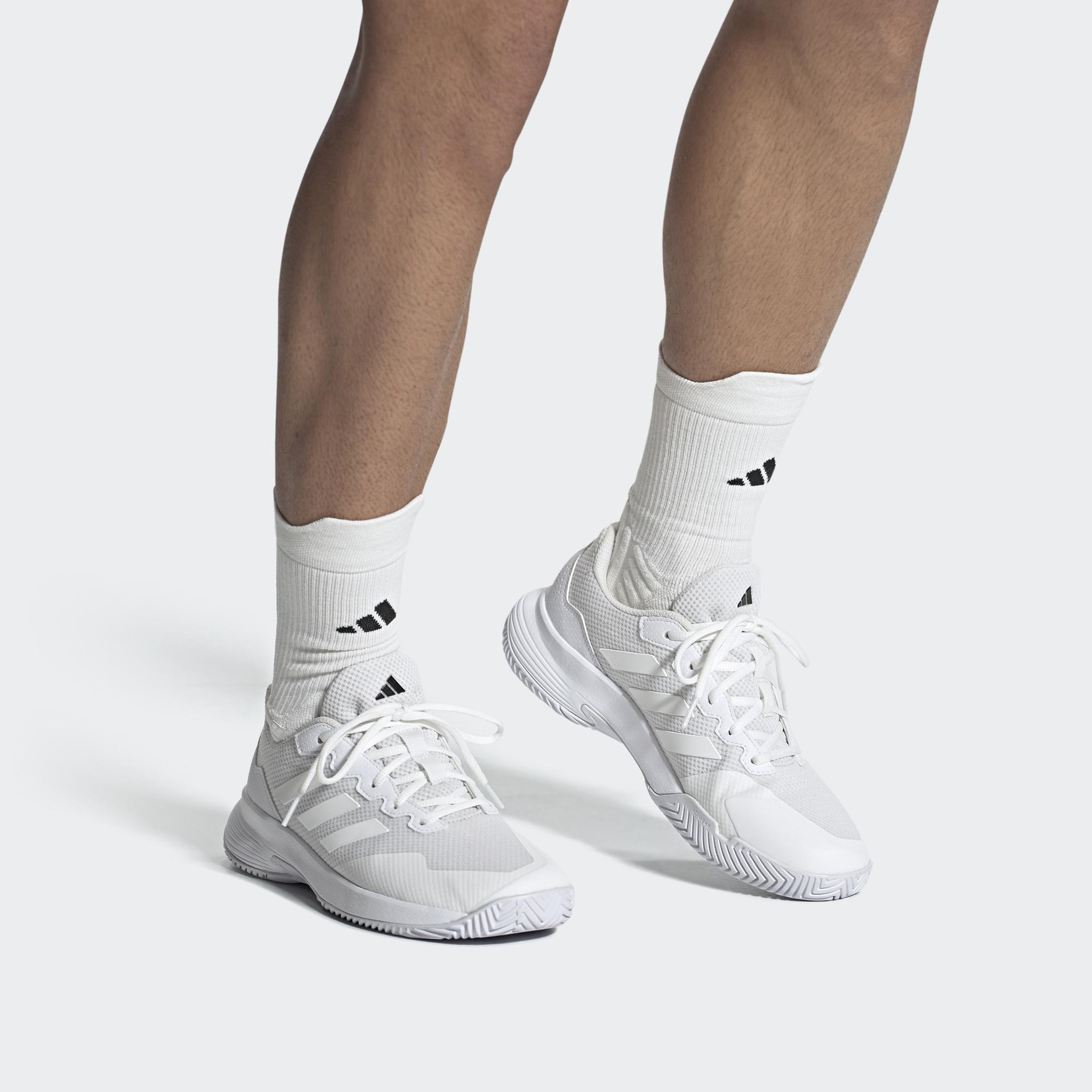 adidas GameCourt 2 Unisex Beyaz Tenis Ayakkabısı
