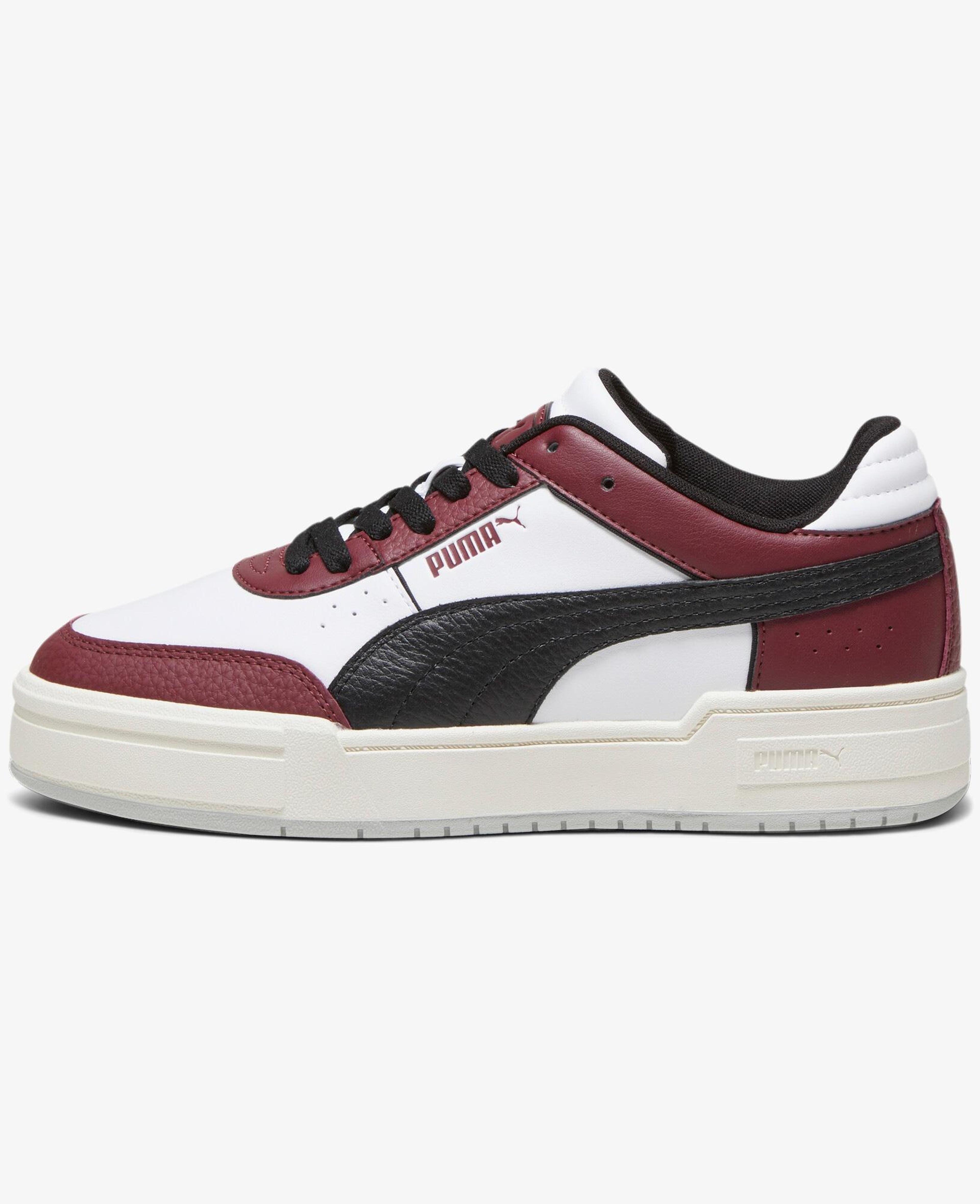 Puma Ca Pro Sport Lth Unisex Beyaz/Bordo Spor Ayakkabı