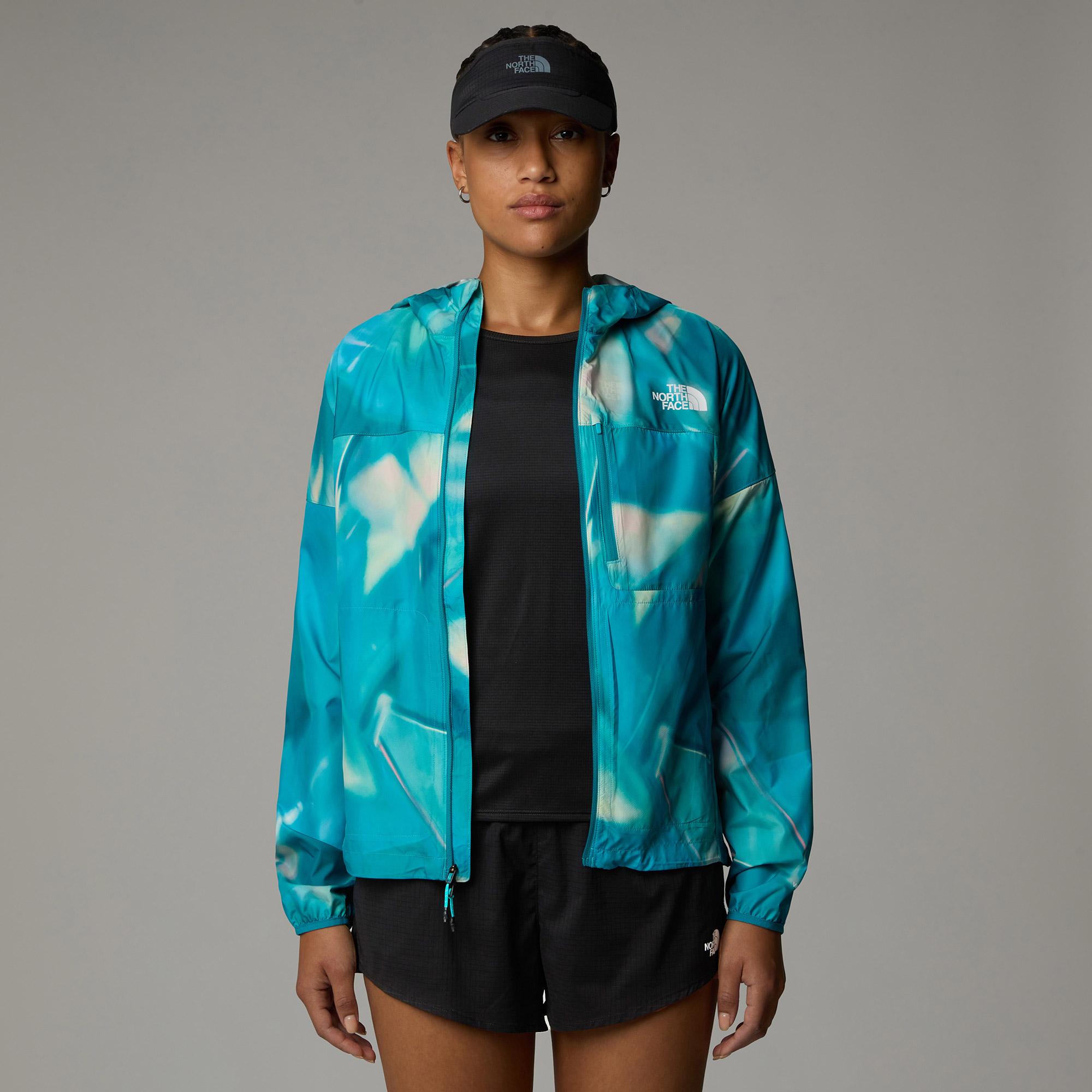 The North Face Rompevientos Higher Ru Kadın Mavi Koşu Rüzgarlık