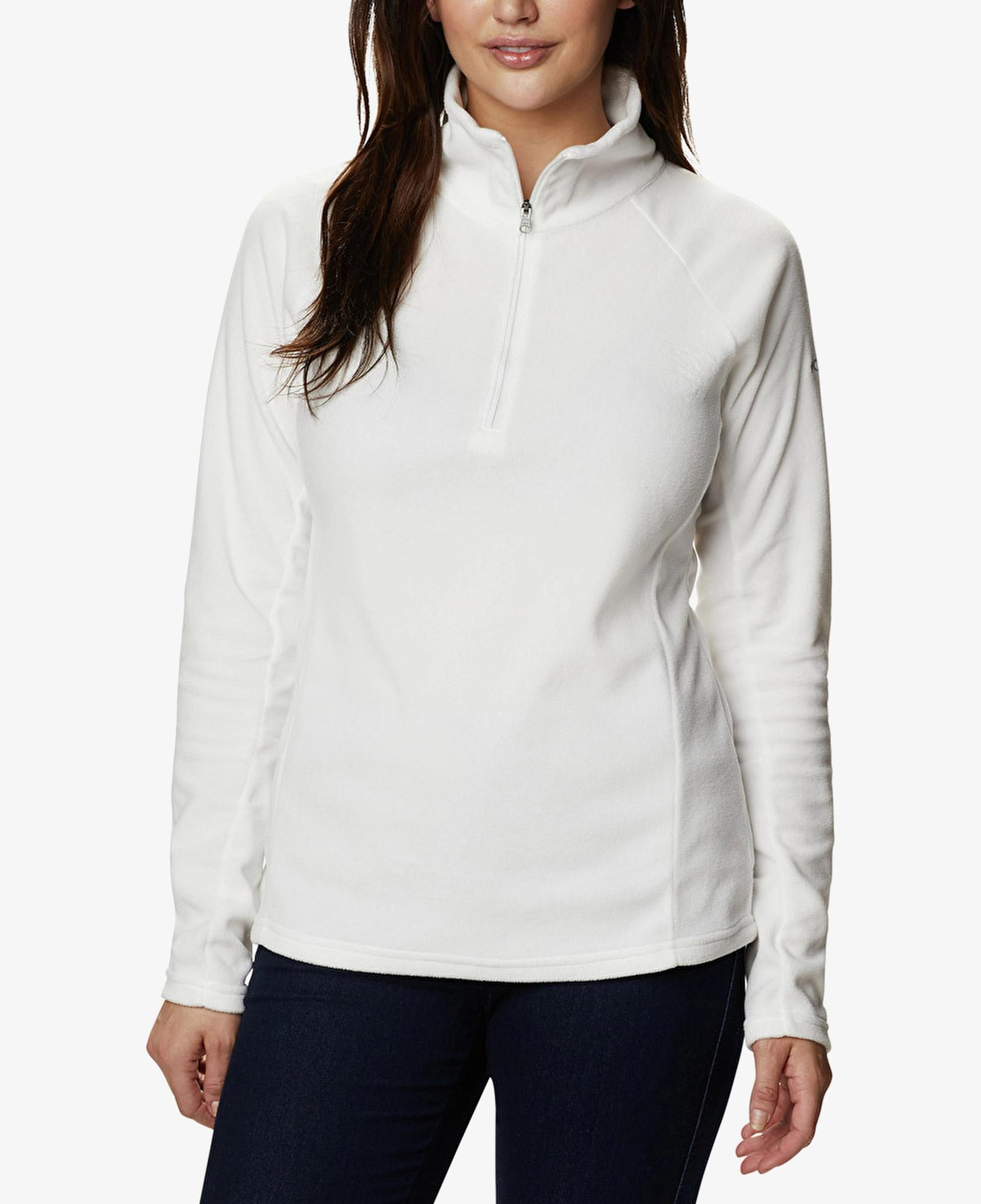 Columbia Glacial 1/2 Zipped Kadın Beyaz Polar